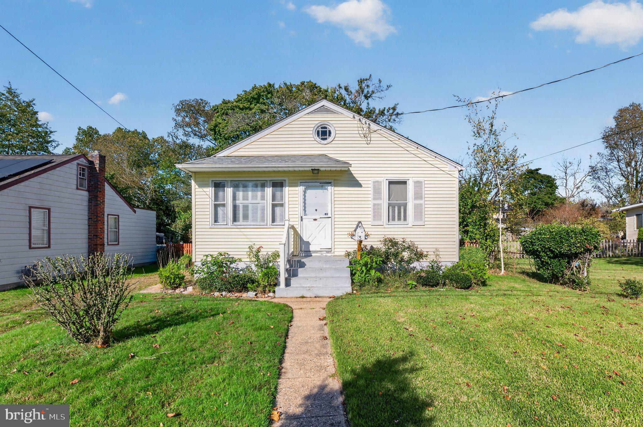 Welcome home to 30 W. Maple Ave.  This adorable Cape is just waiting for its new owner.  It offers 2 beds, 1 bath an attic, basement, and large yard.  This is an estate sale, and the home is being sold "As-Is" and the seller will not be making an repairs.  The buyer is responsible to obtain the Certificate of Occupancy from Lindenwold Township.  The roof is approximately 3 years old, and the heater is approximately 6 years old.  Make your appointment to see this home today!