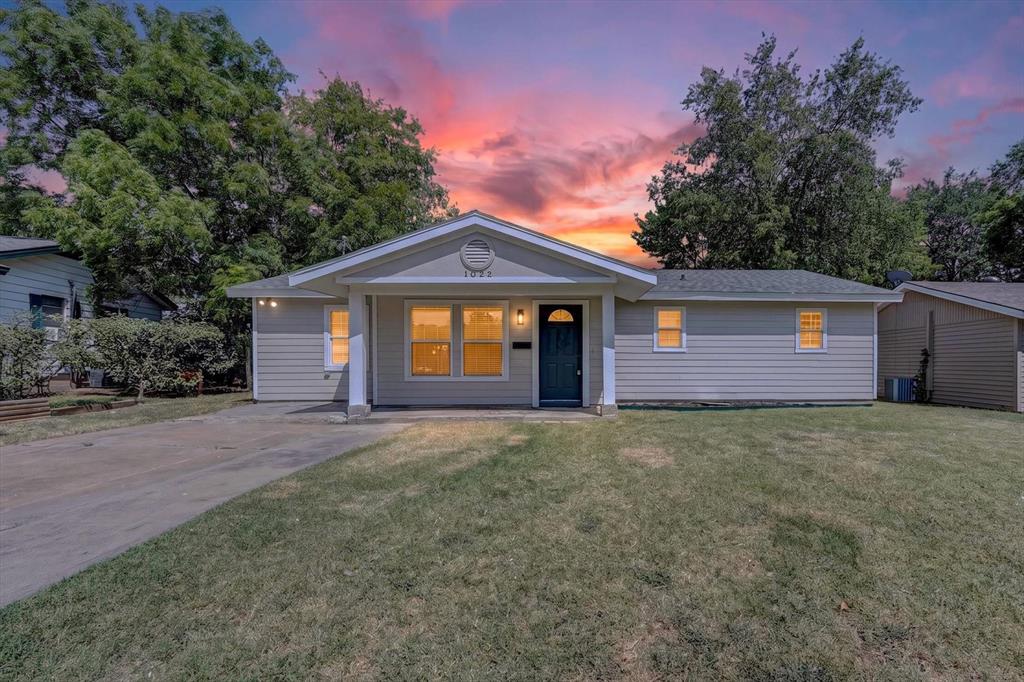 Welcome home to this classic Euless gem, thoughtfully updated and prepped for new owners! Recent improvements include a new roof, luxury vinyl plank flooring, quartz countertops, a new gas range, and fresh interior and exterior paint. Energy-efficient vinyl windows help keep utility costs down while adding comfort year-round.  New trim, new door hardware, new fans, and so much more. Inside, you'll find an expanded living room that provides plenty of space for relaxing or entertaining. The home features two spacious bedrooms and two large bathrooms, offering a comfortable and functional layout.Step outside to a fenced backyard with 2 storage buildings, providing extra room for tools, hobbies, or seasonal items. With its blend of classic charm and modern updates, this home is ready for its new owners to move in and enjoy.  Refrigerator and chest freezer available to stay if desired.