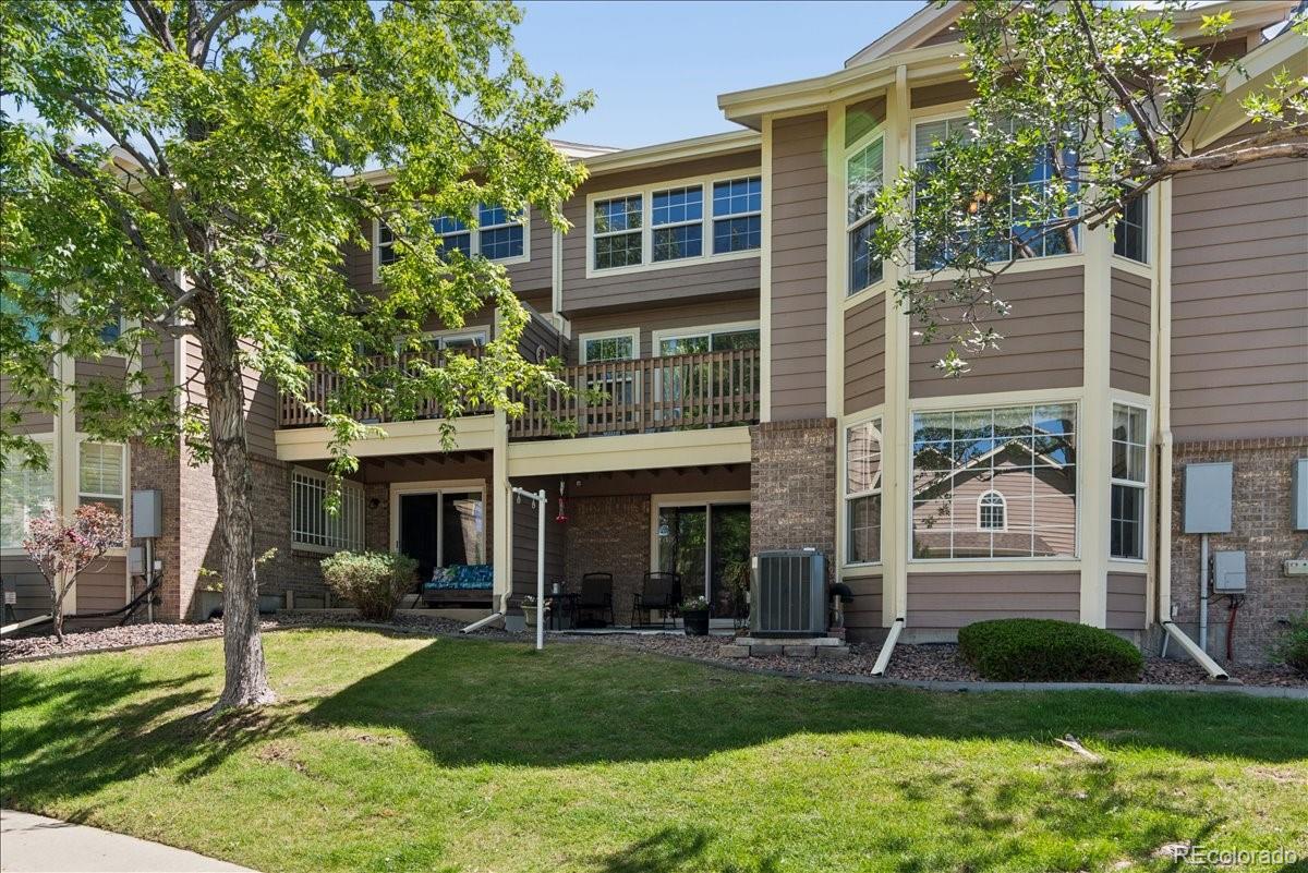 Main-floor primary suite, walkout basement, three patios, hardwood floors, and potential for a 4th bathroom, seasonal swimming pool, spacious, attached garage, low maintance living. Welcome home to this incredibly spacious three-level townhome nestled in the heart of Westminster! Offering a rare combination of size, functionality, and unique custom features, this 3-bedroom, 3-bath residence provides flexible living spaces to fit a variety of lifestyles.The main floor features a desirable primary suite complete with a custom closet system, private en-suite bath, and convenient main-floor laundry. Real hardwood flooring flows throughout the home, adding warmth and timeless character. The inviting living room is highlighted by a cozy fireplace and an impressive built-in functioning fountain that creates a truly one-of-a-kind ambiance.Upstairs, you’ll find a versatile loft area featuring a wet bar and a large bonus closet that could easily become a reading nook, library, hobby space, or additional storage. The existing wet bar area also offers the potential to be converted into a fourth bathroom.The additional bedrooms provide excellent flexibility, including one with built-in cabinetry in the closet that makes an ideal home office. The third bedroom is privately situated in the walkout basement, perfect for guests or multi-generational living.Enjoy Colorado’s beautiful weather from not one, but three private patios, including a patio off the walkout basement. The unfinished basement area offers an abundance of storage space or room for future expansion.Residents enjoy access to community amenities including a seasonal swimming pool and pickleball/tennis courts, all within walking distance of the home. Conveniently located near shopping, dining, parks, and commuter routes, this exceptional Westminster townhome combines comfort, space, and opportunity in one remarkable package.