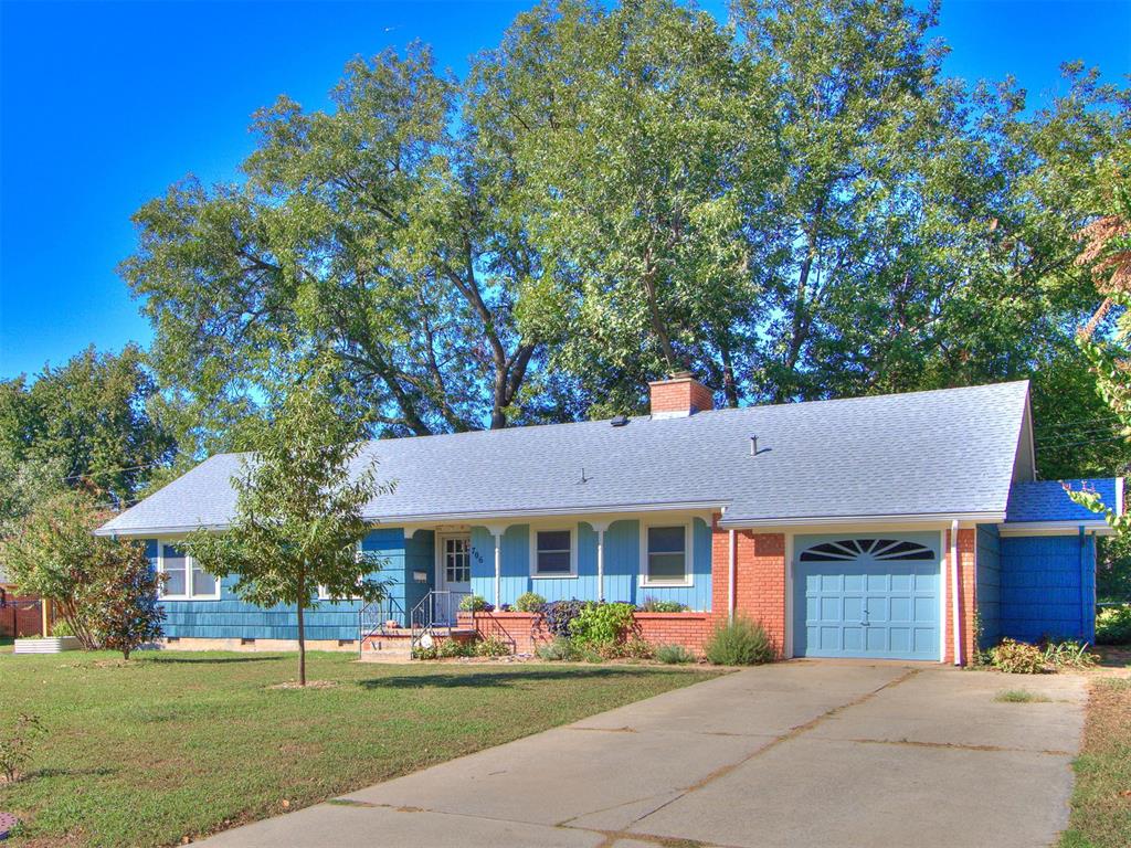Prime Location & Endless Charm Near OU!Discover this one-of-a-kind 3-bedroom, 2-bathroom residence perfectly situated just blocks from the University of Oklahoma campus, downtown Norman, and a beautiful park right to the south.Designed with versatility in mind, the home features two dedicated dining areas and a flexible second living space that easily serves as a 4th bedroom, home office, or guest suite. Warm character greets you at the front entry with built-in glass-front shelving, leading into a light-filled main living room complete with cozy gas fireplace and oversized windows.Key Highlights:Functional Layout: Bright galley kitchen equipped with a pantry, electric range, dishwasher, microwave, and interior washer/dryer hookups.Sprawling, nearly 1/3-acre lot shaded by mature trees with covered patio space off both living areas—ideal for seamless indoor-outdoor entertaining. Double-pane tilt-in energy-efficient windows, a roof replaced in December 2021, and an integrated below-ground storm shelter beneath the back patio.Attached 1-car garage featuring a dedicated storage alcove.Whether you’re looking for your next home or a high-demand location near campus, this rare gem is a must-see!