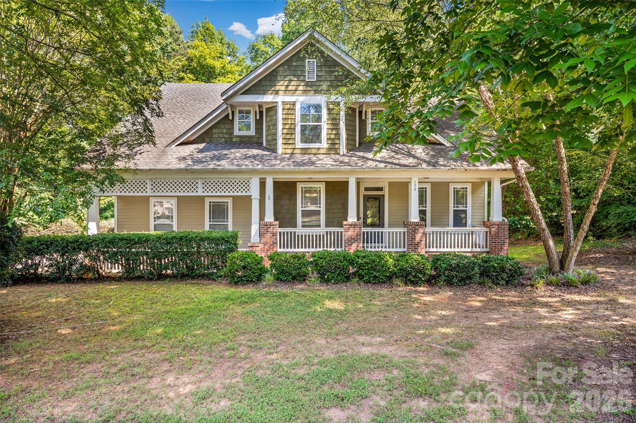 Welcome home! Situated on a spacious .54-acre lot, this inviting 4-bedroom, 2.5-bath home offers a versatile floor plan with plenty of room for everyday living and entertaining. The primary suite is conveniently located on the main level and features a walk-in closet. Hardwood floors add warmth to the main living areas, while double doors open to the family room and a dramatic two-story great room creates an open and spacious feel.The kitchen features beautiful cabinetry, granite countertops, and a functional layout with an adjoining breakfast area for casual dining. A separate formal dining room provides additional space for gatherings and special occasions. Upstairs, you'll find the secondary bedrooms, a full bath, and a bonus room offering flexible space for a home office, media room, playroom, or additional living area.Outdoor living is another highlight of the property. Relax on the screened porch overlooking the wooded backyard, or enjoy the extended deck and stone-paver patio with plenty of space for outdoor dining and entertaining. A storage shed provides additional functionality, while the generous lot offers plenty of room to enjoy the outdoors.With its flexible floor plan, main-level primary suite, and multiple indoor and outdoor living spaces, this home offers an appealing combination of space, comfort, and versatility.