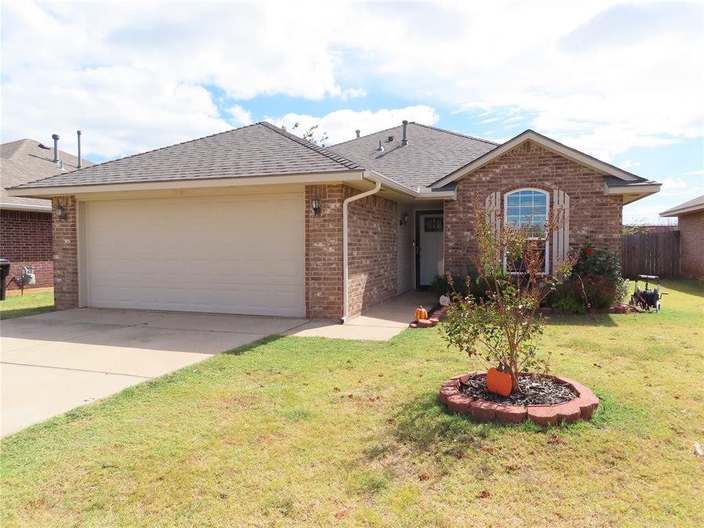 ***Motivated  Seller is offering to contribute up to 5,000 dollars towards Buyer's closing cost with an acceptable offer!*** Welcome to this amazing home that features an Open floorplan,3 Bedroom,2 Bath, 2 car garage, Nice size Living area w/fireplace, spacious open dining and kitchen area. Home has had roof and gutters replaced 09/2026, Stainless appliances replaced 2026, soffits replaced and freshly painted, Fresh interior paint , Replaced garage door 09/2026, Wood fencing replaced 2025-2026, Serviced HVAC, Storm shelter in the garage floor. Lovely Apple Gardens features a Park, Walking trail, Splash pad, 2 ponds , Close to Broadmoore Elementary . Must see this fantastic gem.. Seller is related to the listing realtor 142435. Buyer to verify all information.