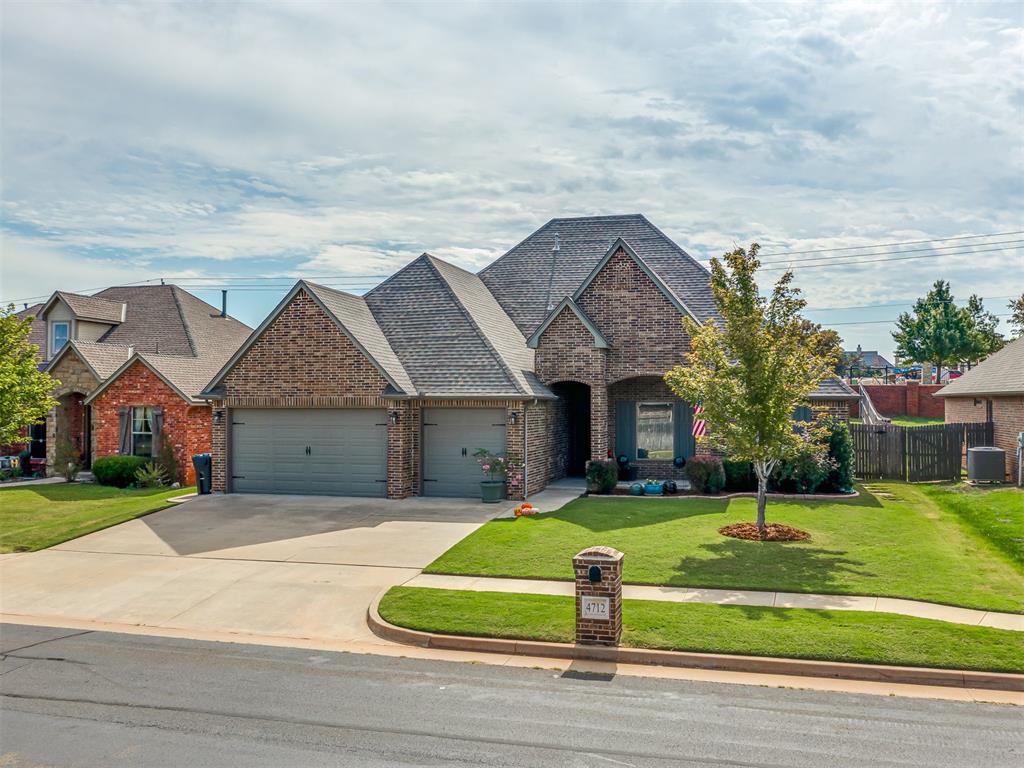 Welcome to 4712 NW 151st Terrace in Edmond, located in the highly sought-after Deer Creek School District. This 4-bedroom, 3 full and 1 half-bath home offers a versatile floor plan with a dedicated study and a spacious 3-car garage. The home features an open, light-filled layout with generous living spaces and a well-appointed kitchen ideal for everyday living and entertaining. The private primary suite provides a relaxing retreat, while additional bedrooms offer comfort and flexibility. Enjoy outdoor living with a covered front porch and covered back patio—perfect for relaxing or hosting guests. Conveniently located near shopping, dining, and major highways, this home combines comfort, function, and location. Don’t miss this opportunity!