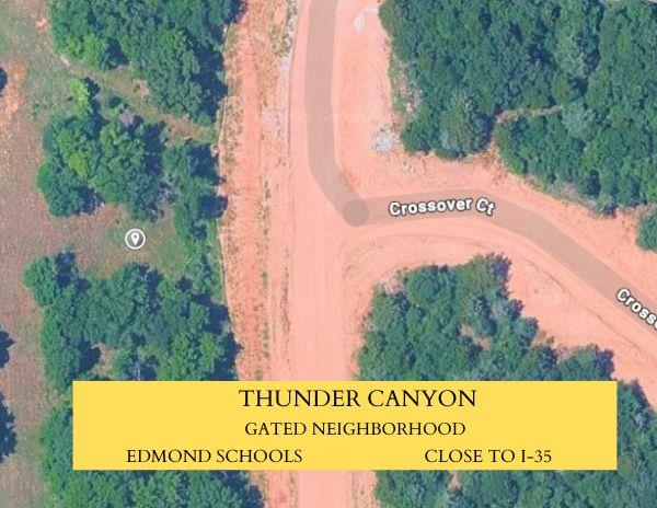 Vacant lot ready to build your dream home! Thunder Canyon is a gated community with close access to I-35.