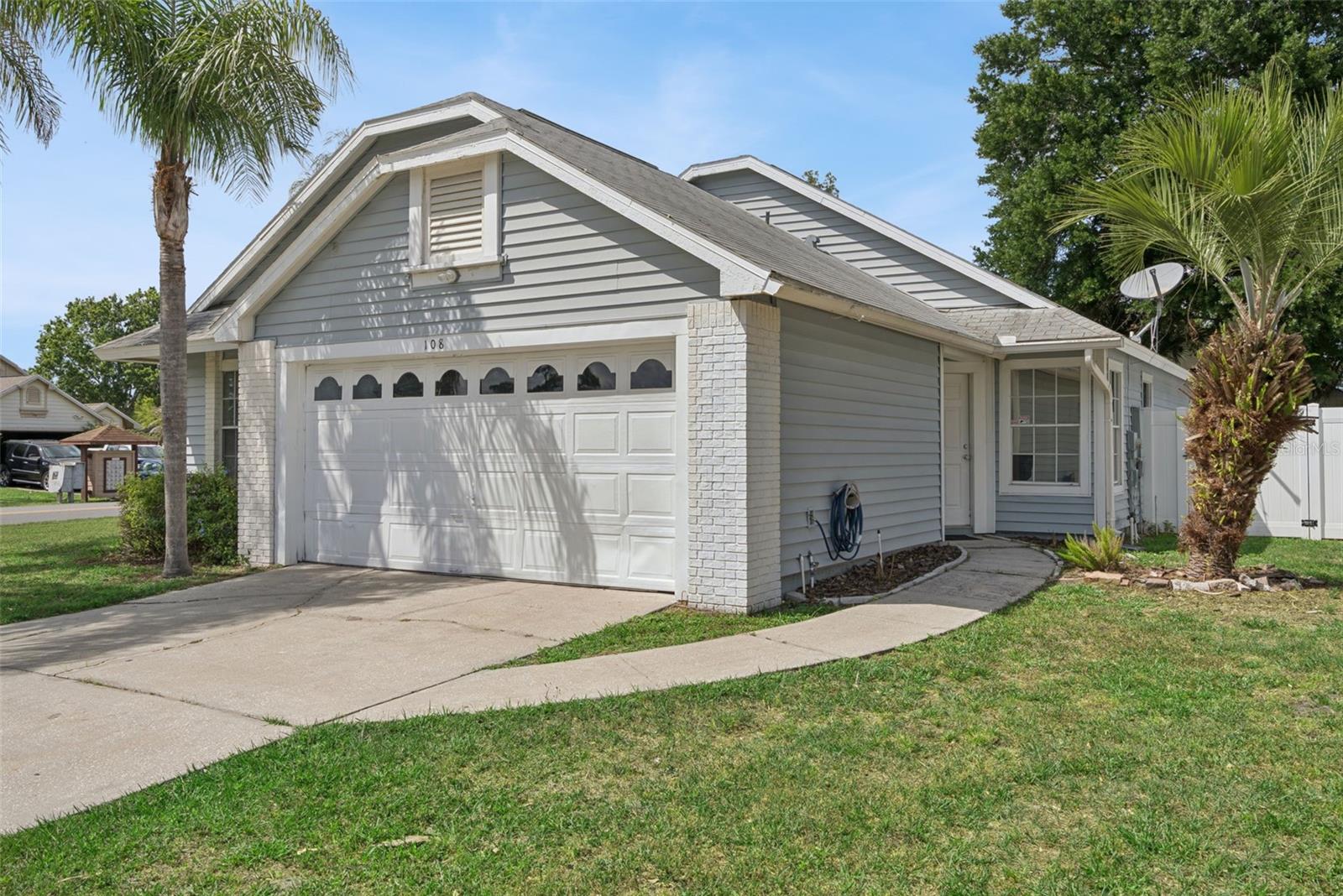 Discover the space, style, and convenience you’ve been searching for in this beautifully updated home in Seminole County’s desirable Hidden Lake community. Perfectly positioned on a fully fenced corner lot, this 3-bedroom, 2-bath residence offers a seamless blend of modern upgrades and inviting comfort.Once inside, experience a truly expansive open floor plan enhanced by soaring vaulted ceilings and abundant natural light. The spacious living and dining areas flow effortlessly into a well-appointed kitchen featuring granite countertops, low-maintenance flooring, and a striking breakfast bar—perfect for casual meals or entertaining guests. A cozy fireplace adds warmth and charm to the main living space.The private primary suite is thoughtfully located at the rear of the home, complete with recently updated fixtures and a sleek walk-in shower. Two additional bedrooms provide flexibility for family, guests, or a home office. Significant updates include: 3 year old HVAC, siding backed by a 25-year warranty against cracking, fading, and leaks, along with a re-plumb offering peace of mind for years to come.Outside, the generous backyard invites you to relax, entertain, and enjoy Florida living to the fullest. As part of the Hidden Lake community, residents have access to amenities including a pool, playground, and tennis courts.Ideally located near SR-417 and I-4, this home offers quick access to everything Central Florida has to offer—just minutes from Seminole State College, Orlando Sanford International Airport, downtown Sanford, and the University of Central Florida.This move-in-ready home combines location, lifestyle, and lasting value for a first time homeowner or investment opportunity—schedule your private showing today.