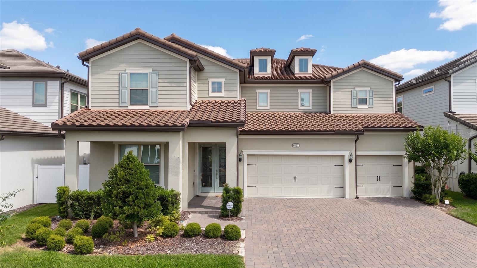 Welcome to 8059 Leaf Grove Circle, a stunning Mediterranean-style residence located in the highly sought-after Dr. Phillips area. This beautifully designed home offers an exceptional blend of elegance, comfort, and convenience—just minutes from premier shopping, dining, and major highways.Step inside to a bright and open floor plan featuring spacious living areas and abundant natural light throughout. The thoughtfully designed layout places all bedrooms upstairs, providing privacy and separation from the main living spaces. Each bedroom boasts its own en-suite bathroom, offering ultimate comfort and convenience for family and guests alike.On the main level, you’ll find a versatile flex room that can easily be converted into an additional bedroom with the addition of a closet—perfect for guests, a home office, or multi-generational living.The home also features a spacious 3-car garage, providing ample storage and parking. Step outside to enjoy your private outdoor space complete with a built-in grill—ideal for entertaining or relaxing year-round in true Florida style.Don’t miss this opportunity to own a beautifully appointed home in one of Dr. Phillips’ most desirable locations!
