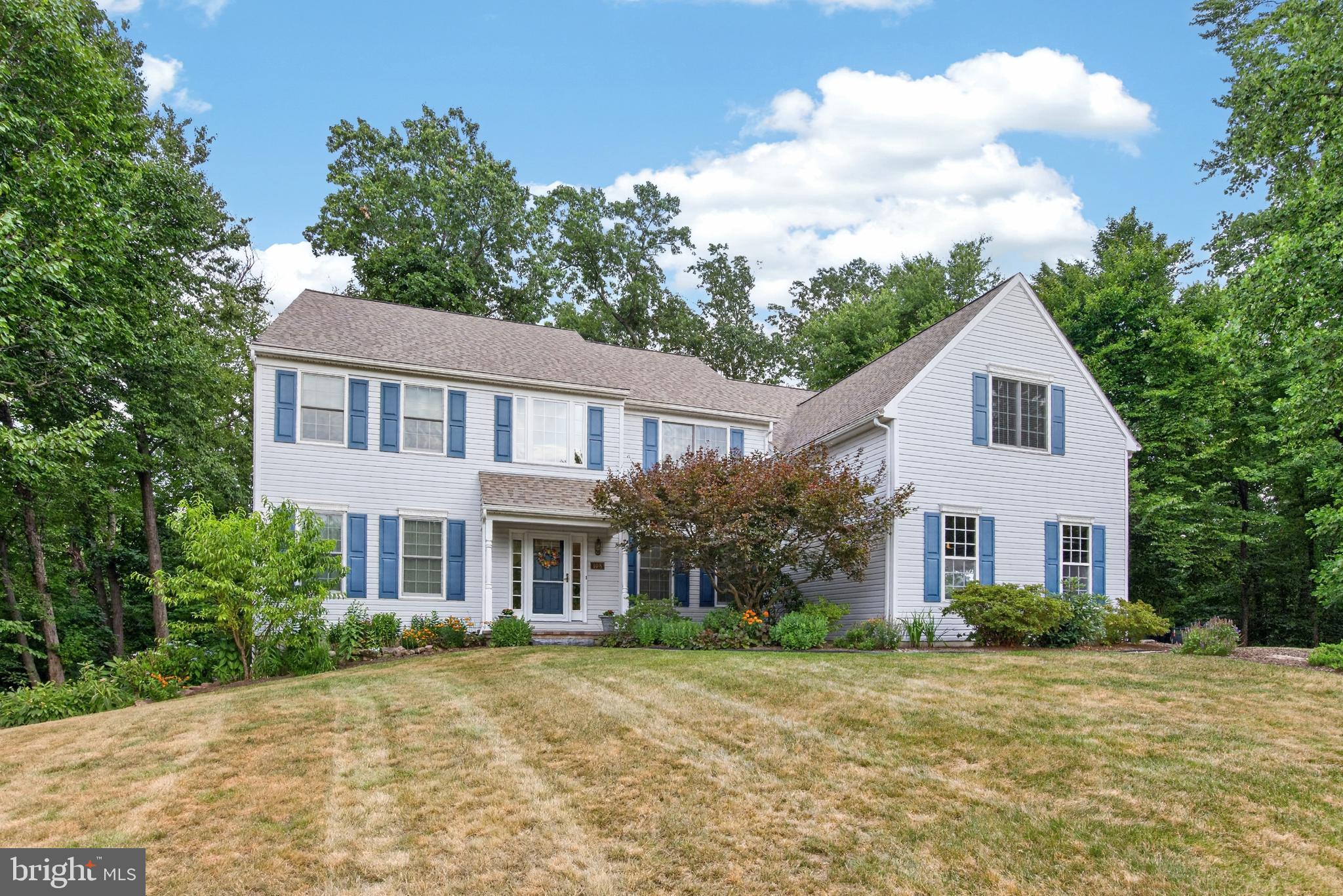 Welcome to 108 Robert Joseph Rd. in North Coventry Township, in the sought after Owen J Roberts School District.  A  5 bed 4 Bath contemporary house complete with newer roof (2020) with a transferable warranty , new Anderson  windows (2022), and newer Garage doors and openers (2020).  The house has a large eat in kitchen with new Granite countertops  and a large Family room with new hardwood flooring  that  blend together giving an open concept great for entertaining.  The first floor has a formal dining room and a formal sitting room out front and a 1st floor laundry room and two powder rooms! The second floor has 4 good sized bedrooms plus a Master Bedroom, Master bathroom  with walk in shower, large soaking tub and dual vaninties and a large sitting room with pocket doors! There is also a newly refinished Bathroom on the second floor (2023).  The basement is mostly finished  with a large recreation room and an office all of which is sound proofed. The house comes with large amounts of storage, Public sewer and a private well.  Step outside to a well Landscaped yard and patio through newer French doors ( 2020) right from the kitchen.  The attached 3 car garage gives more storage plus direct access to the house. Come and see this estate perfect for everyday living, modern convenience and luxury! Open house Sunday  August 2nd.  1pm - 3pm.