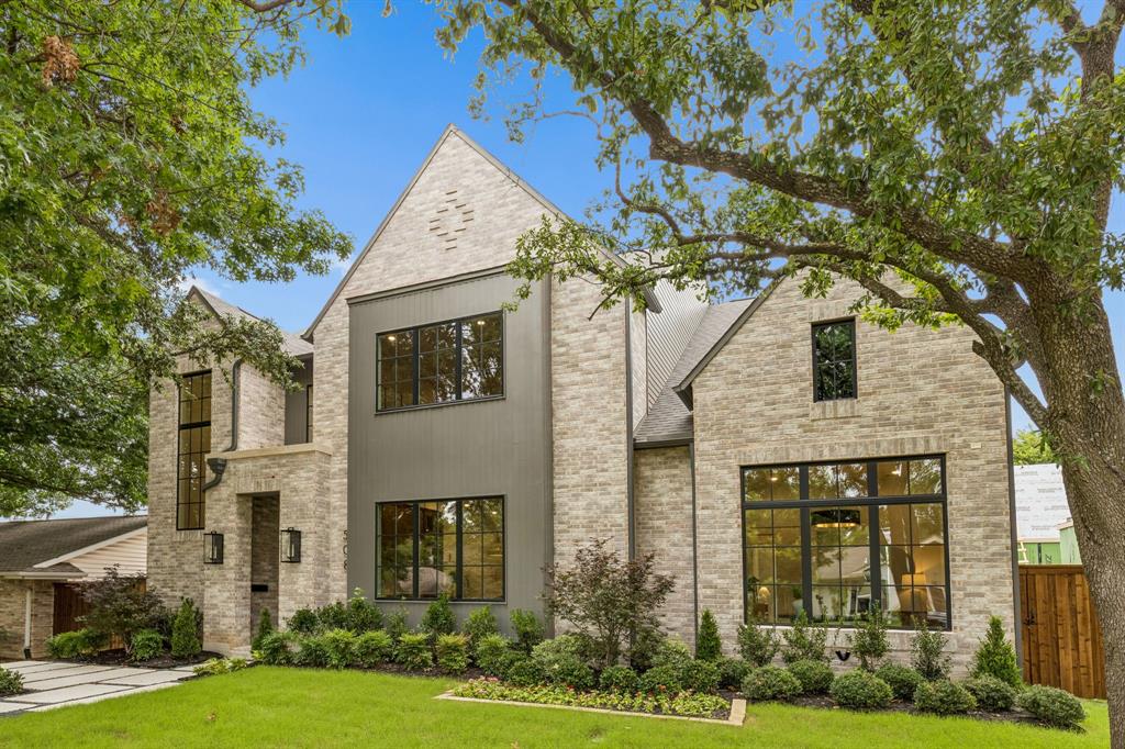 Rare opportunity to own a new Shaddock Custom home on a coveted interior lot in Canyon Creek, one of Richardson's most sought-after communities. Built by a Dallas-area builder with over 60 years of family tradition, 508 Copper Ridge Drive delivers 4,413 square feet of elevated design, enduring craftsmanship, and genuine livability. A dramatic two-story foyer opens into a great room anchored by a cast stone gas fireplace and oak built-ins. The chef's kitchen features rift sawn oak cabinetry, a statement vent hood, honed granite perimeter countertops, an oversized quartzite island with seating, and premium appliances including a six-burner gas range, built-in refrigerator, and built-in freezer. An expansive sliding glass door connects the living room to the covered patio and backyard, complete with an automatic gate for added convenience and security. At the curb, mature trees, lush landscaping, and thoughtful hardscaping create a striking first impression and exceptional curb appeal. The primary suite offers vaulted ceilings and a retreat-like feel, complemented by a spa-inspired bath and a well-appointed closet with direct access to the laundry room. Downstairs, a private guest suite, tucked-away study, and well-appointed mudroom provide flexibility for modern living. Upstairs, an expansive game room provides an ideal gathering space for family and guests, while secondary bedrooms each enjoy a private bath. Every detail has been thoughtfully considered, from the white oak hardwood floors and designer tile to the statement lighting and solid-core 8-foot doors. Dual powder baths, pre-wired surround sound inside and out, and energy-efficient construction further elevate the home's comfort, functionality, and livability. The oversized garage includes additional storage space and a flex area, perfect for a workshop or golf cart, as many neighbors at Canyon Creek Country Club enjoy. Zoned to highly regarded RISD schools: Canyon Creek ES, North JH, and J. J. Pearce. HS