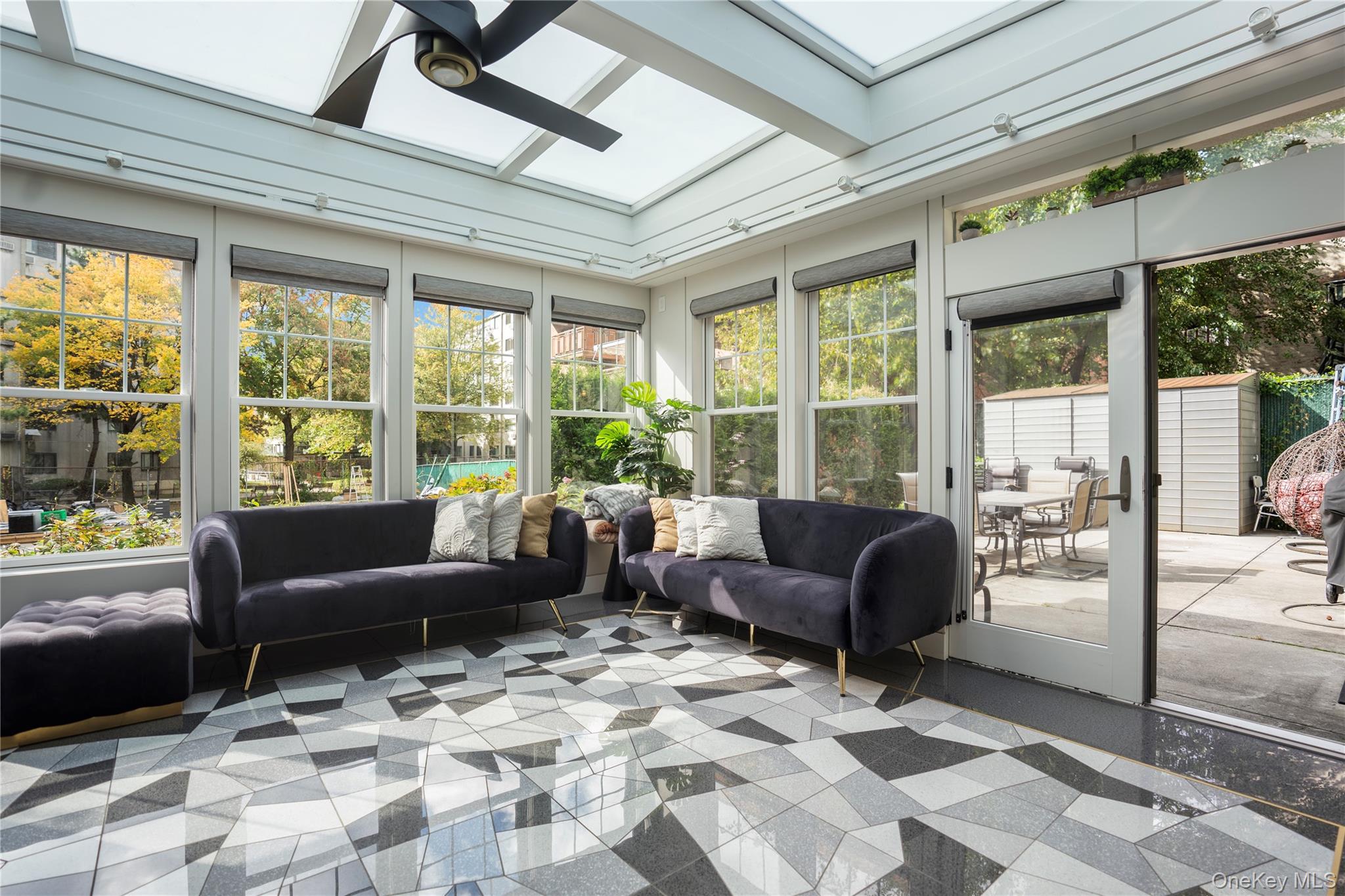 570 Bedford Avenue in Brooklyn, NY is a spacious condo located in the heart of Williamsburg. It offers over 4000 sq. ft. of living space, perfect for creating a comfortable home

This brand-new ground-floor unit features a stunning all-glass sunroom with a roof that opens, allowing you to enjoy natural light and fresh air year-round. It includes a private entrance and a spacious side yard with a concrete deck and green grass, perfect for relaxing or entertaining outdoors.