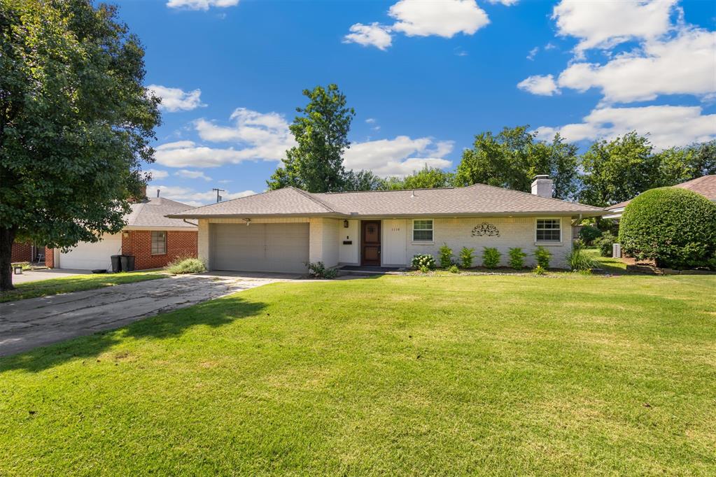 Great opportunity to own in Nichols Hills, whether it be first time home buyer or investor looking for great rental.  Remodeled bathrooms and new windows , large entry, and large en suite primary bedroom with French doors to the back yard.   Remodeled kitchen open to living area.