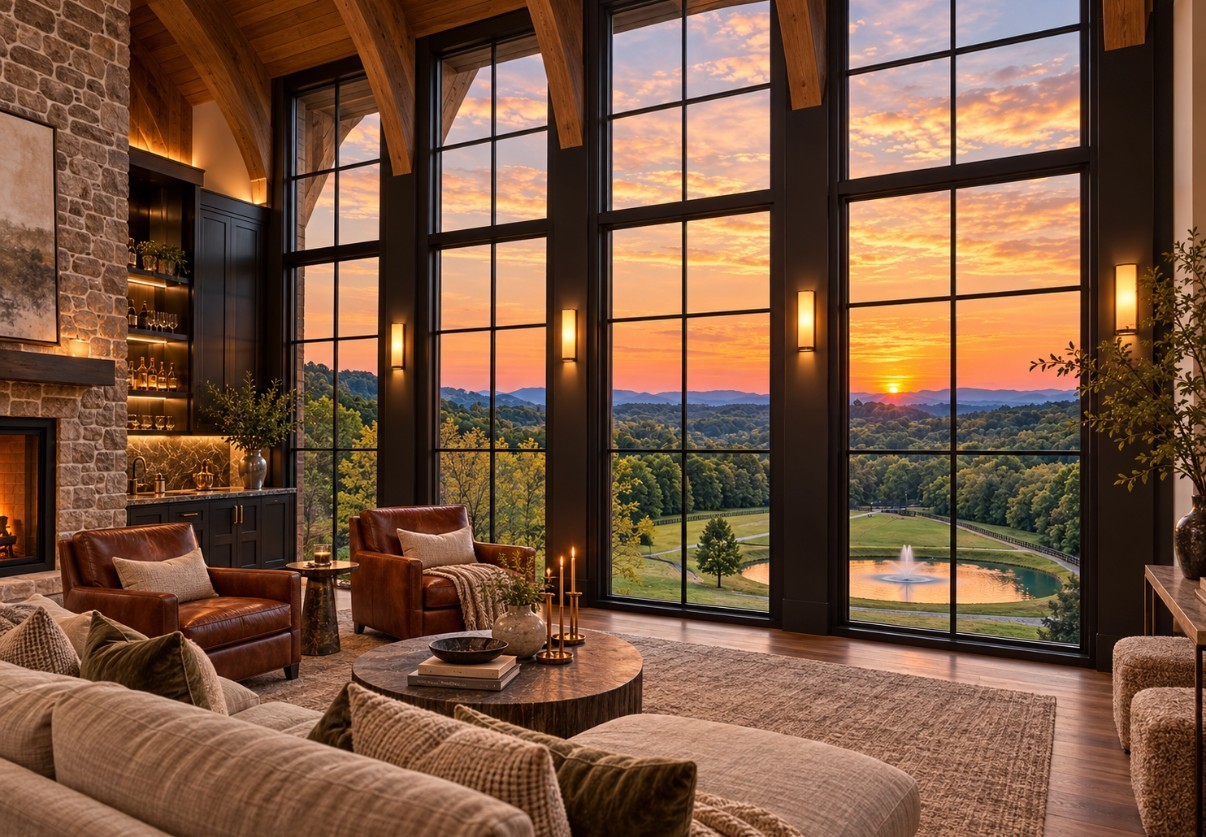 Tucked away along a quiet, private dead-end road, Sunset Hills offers a rare opportunity to create an estate of exceptional scale, privacy, and character in one of Middle Tennessee’s most coveted locations. Just minutes from Cool Springs and Brentwood, this offering encompasses approximately 165 acres of contiguous countryside across two adjoining parcels.The centerpiece is an approximately 60-acre estate parcel featuring a To-Be-Built residence designed by MK Studio, encompassing more than 12,000 square feet and thoughtfully designed to capture the property’s spectacular long-range views. The estate plan includes septic approval for a 7-bedroom primary residence, 5-bedroom guest or accessory dwelling, and substantial barn with bath facilities.The landscape features two private ponds, walking and ATV trails, rolling pastures, wooded areas, abundant wildlife, and majestic albino deer. At one of the property’s highest elevations, a ridge-top retreat and fire pit provide sweeping views of Middle Tennessee’s rolling hills and unforgettable sunsets. The primary homesite overlooks the pond below, creating the feel of a secluded mountain estate while remaining exceptionally convenient to Williamson County’s finest amenities.The adjoining approximately 105 acres includes an existing residence that could serve as a guest cottage or secondary residence. A proposed renovation of the existing home is included in the offering price, providing an opportunity to immediately enhance and enjoy the property while the larger estate vision takes shape.Together, the parcels create an extraordinary canvas for a private family compound or generational estate, with a scale rarely found this close to Brentwood, Cool Springs, and Nashville.Sunset Hills represents a truly exceptional opportunity to establish a lasting Williamson County legacy on approximately 165 acres, anchored by a spectacular 12,000+ square-foot MK Studio-designed residence.