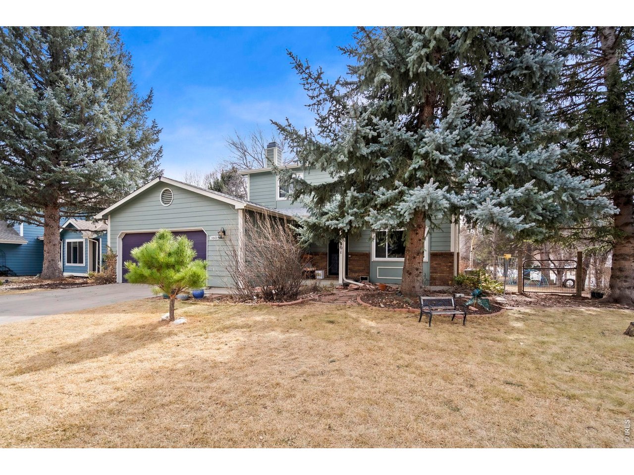 Welcome home to a sanctuary of sustainability and freedom on a spacious corner lot in the sought-after Parkwood East Sustainable Neighborhood. Surrounded by mature evergreens and lilacs, this well-maintained home features a functional main level with dual living areas, a bright kitchen and breakfast nook, laundry, and an oversized insulated 2-car garage. The backyard is designed for everyday enjoyment with fruit-bearing apple and pear trees, garden beds, grapevines, and a firepit. Upstairs, the primary suite features a large picture window and includes a walk-in closet and ensuite bath with double sinks, while three additional bedrooms access a full bath. The finished basement adds a large bonus living area, 3/4 bath, and flexibility for a guest suite or non-conforming fifth bedroom. Whether commuting or recreating, you're at the center of it all, Ideally located near trails, Old Town, CSU, and I-25. This home offers peace of mind with a pre-inspection and extensive updates since 2019, including owned solar, HVAC, roof, windows, plumbing, and more-making it a true turnkey opportunity. This isn't just a house, it's a turnkey lifestyle with no HOA fees and total homeowner autonomy. Schedule your showing today!