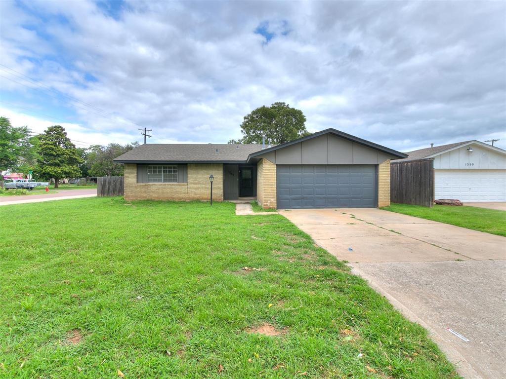 AVAILABLE IN FEBRUARY!! This home sits on a nice big corner lot. It has easy access to I-35 and is just a short drive to the University of Oklahoma. There is a two-car garage to protect your car from this Oklahoma weather. Each bedroom has a spacious closet and a ceiling fan. A large backyard with beautiful trees. This is a no-pets and non-smoking home. The new lease will go through May 31st, 2027. The security deposit is $1,275.