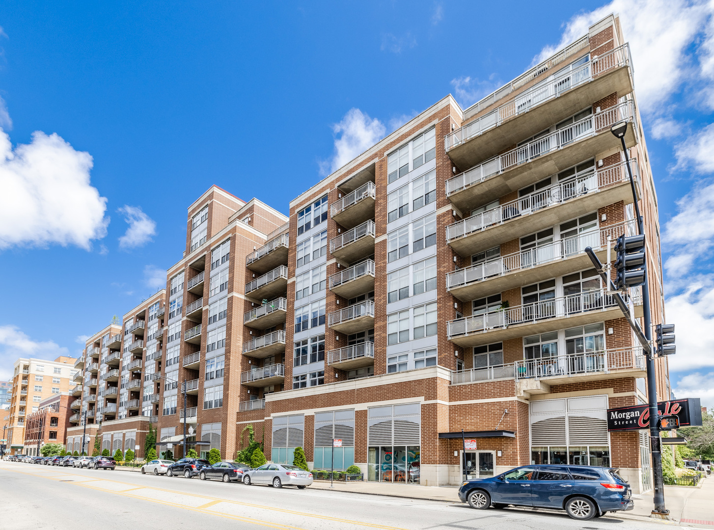 Newly updated 2 Bed/2 Bath w/rare 2 Deeded garage parking spots in the West Loop-Chicago's hottest neighborhood!  Spacious, open floor plan layout features a renovated chef's kitchen with white cabinetry, quartz countertops, S.S. appliances, and eat-in island.  Large primary suite with dual closets, and all new primary bathroom w/dual vanity and walk in shower. Fully enclosed 2nd bedroom, washer/dryer in-unit, 32 ft long private balcony, New light fixtures, vent-free gas fireplace, individual central HVAC, and plenty of storage in unit plus an extra storage locker.  The entire is freshly painted and ready for move in. Two heated garage parking spots must be purchased with the unit at $25K each. Renovated lobby and mail/package room (2025), New roof (2023), 24-hour door staff, bike room, freight elevator, and on-site maintenance. HOA includes cable & internet. Pet friendly building.  Ideal location - steps to Mary Bartelme Park, Madison Ave, Skinner Park, Randolph Street's Restaurant Row, Fulton Market, and quick access to I-90/94 & I-290.  Don't miss out on this incredible opportunity!