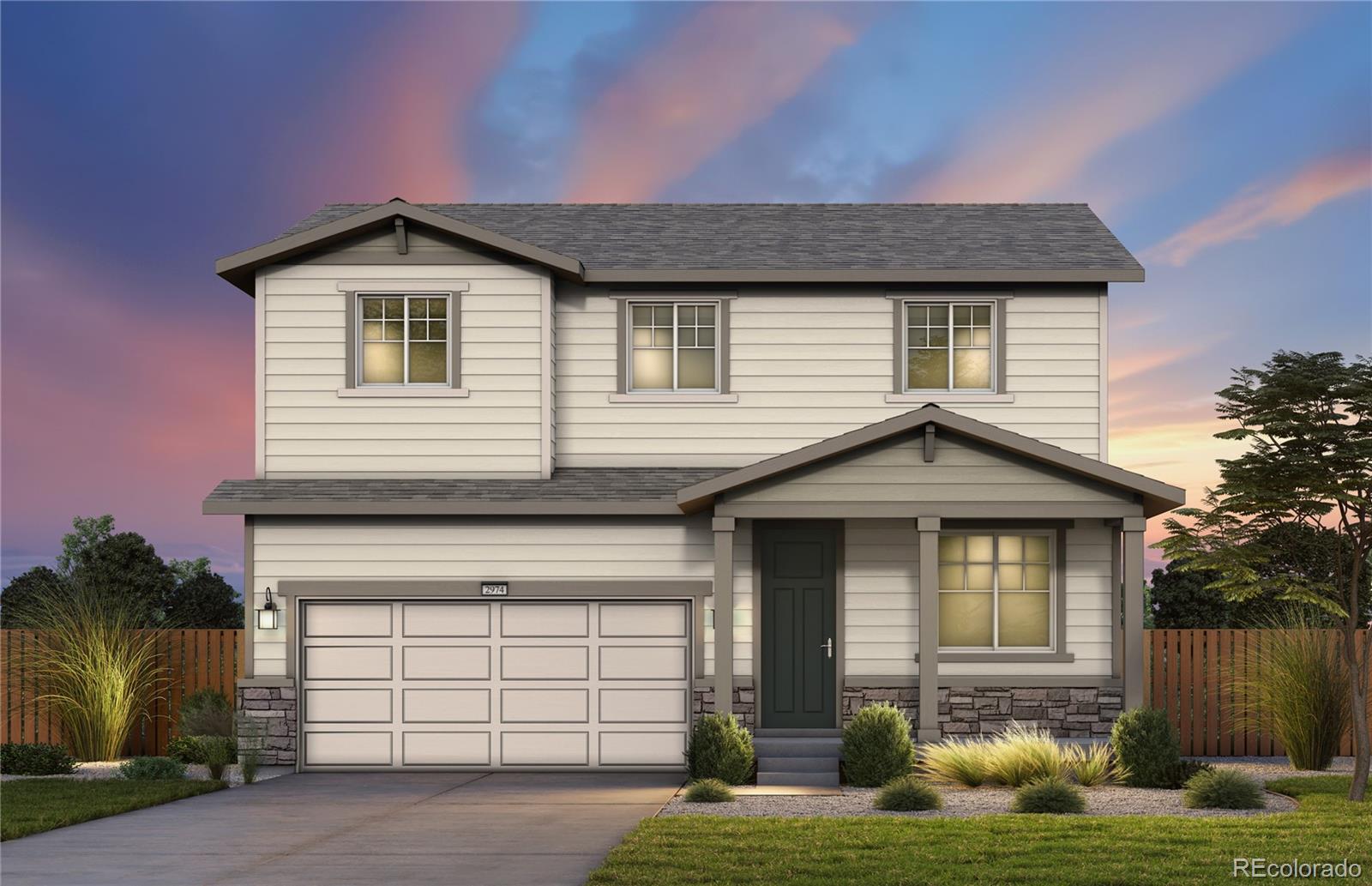 Welcome to Wolf Creek Run West, where serene rolling plains offer a peaceful retreat. Pulte Homes is proud to introduce a new collection of thoughtfully designed floorplans in this vibrant community.The Sandalwood is the largest plan, featuring a charming front porch and a versatile main-floor den—ideal for a home office or creative space. The open-concept layout seamlessly connects the gathering room, café, and kitchen, making entertaining effortless.Upstairs, a spacious loft provides additional living space, while three secondary bedrooms share a full bath with dual sinks. The generous primary suite includes dual vanities, a walk-in shower, and a large walk-in closet. For added convenience, the laundry room is located near all bedrooms.Wolf Creek Run West features a community park with a playground, baseball diamond, and sports fields. With easy access to I-70, Denver International Airport, and the East Denver Metro area, this location combines tranquility with connectivity. Call or text Kristin at 303.324.0885 or email Kristin.congleton@pulte.com to schedule a tour of this beautiful home