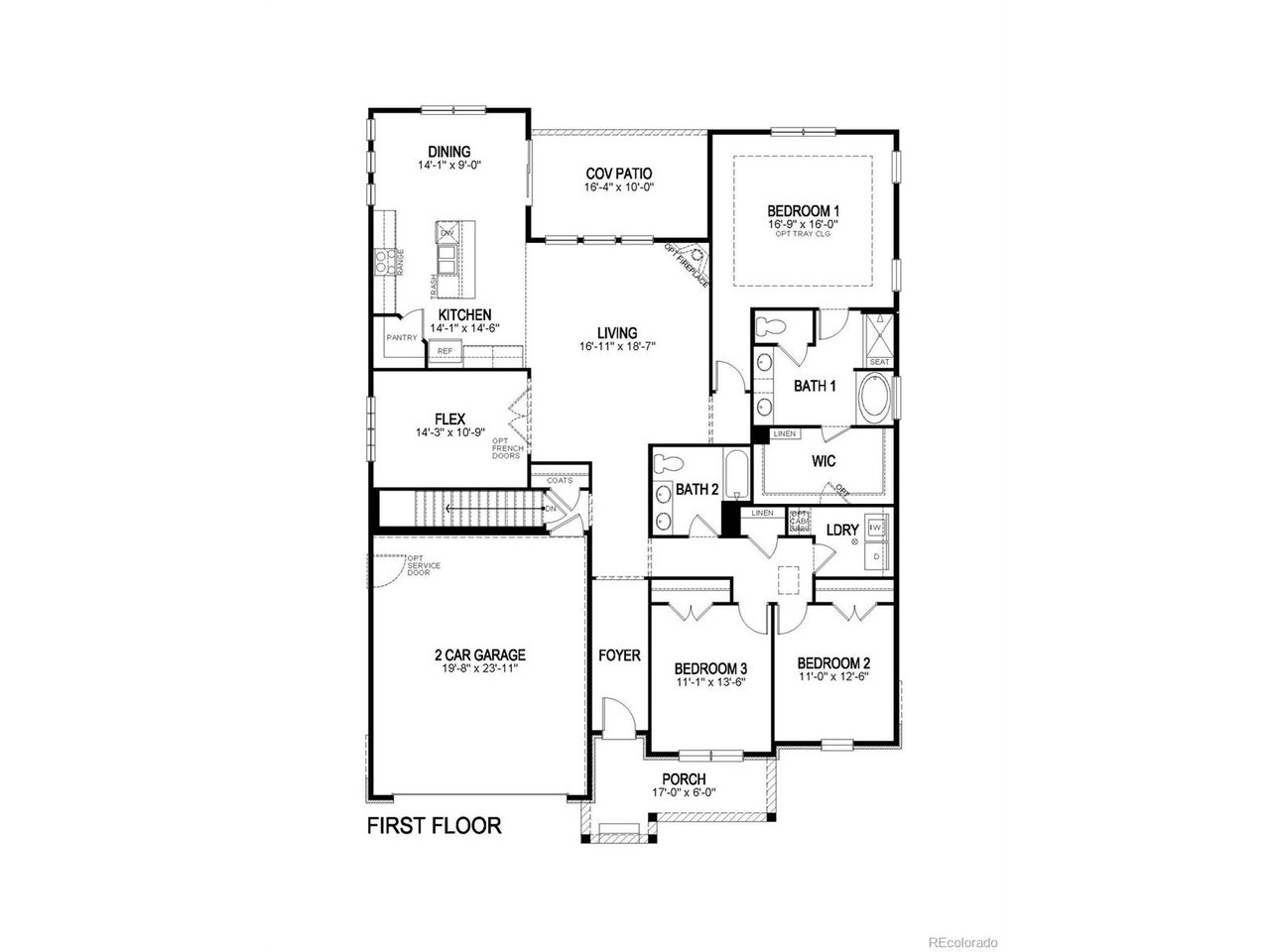 Final opportunity to own a new construction home in the established section of Vantage. Your new home awaits at 1482 Westport Ave. in Berthoud, Colorado.The Haswell is a beautifully designed upscale ranch offering 2,272 square feet above grade, along with a full unfinished basement that provides endless possibilities for future expansion, whether you envision additional living space, a home gym, or an entertainment area.This thoughtfully crafted home showcases premium features throughout, including a stunning floor-to-ceiling stacked stone fireplace that anchors the great room, a triple sliding glass door that opens to a covered patio for seamless indoor-outdoor living, and a dedicated study conveniently located just off the main living area. The gourmet kitchen is equipped with high-end KitchenAid appliances, including a cooktop, vent hood, dishwasher, French door refrigerator, and a double wall oven with convection and microwave functionality, creating a space that is both functional and sophisticated.Luxury finishes elevate the entire home, with 8-foot interior doors, a spa-inspired five-piece primary bathroom, and sleek matte black interior accents that add a modern touch. Beyond the home itself, the Vantage community offers an exceptional lifestyle with access to TPC Colorado, where residents can enjoy a world-class fitness center, resort-style pool with a swim-up bar and hot tub, and on-site dining. Additional neighborhood amenities include a private pool, splash pad, grilling area, playground, and two dog parks within a beautifully maintained five-acre complex.***Estimated Delivery Date: October. Photos are representative and not of actual property***