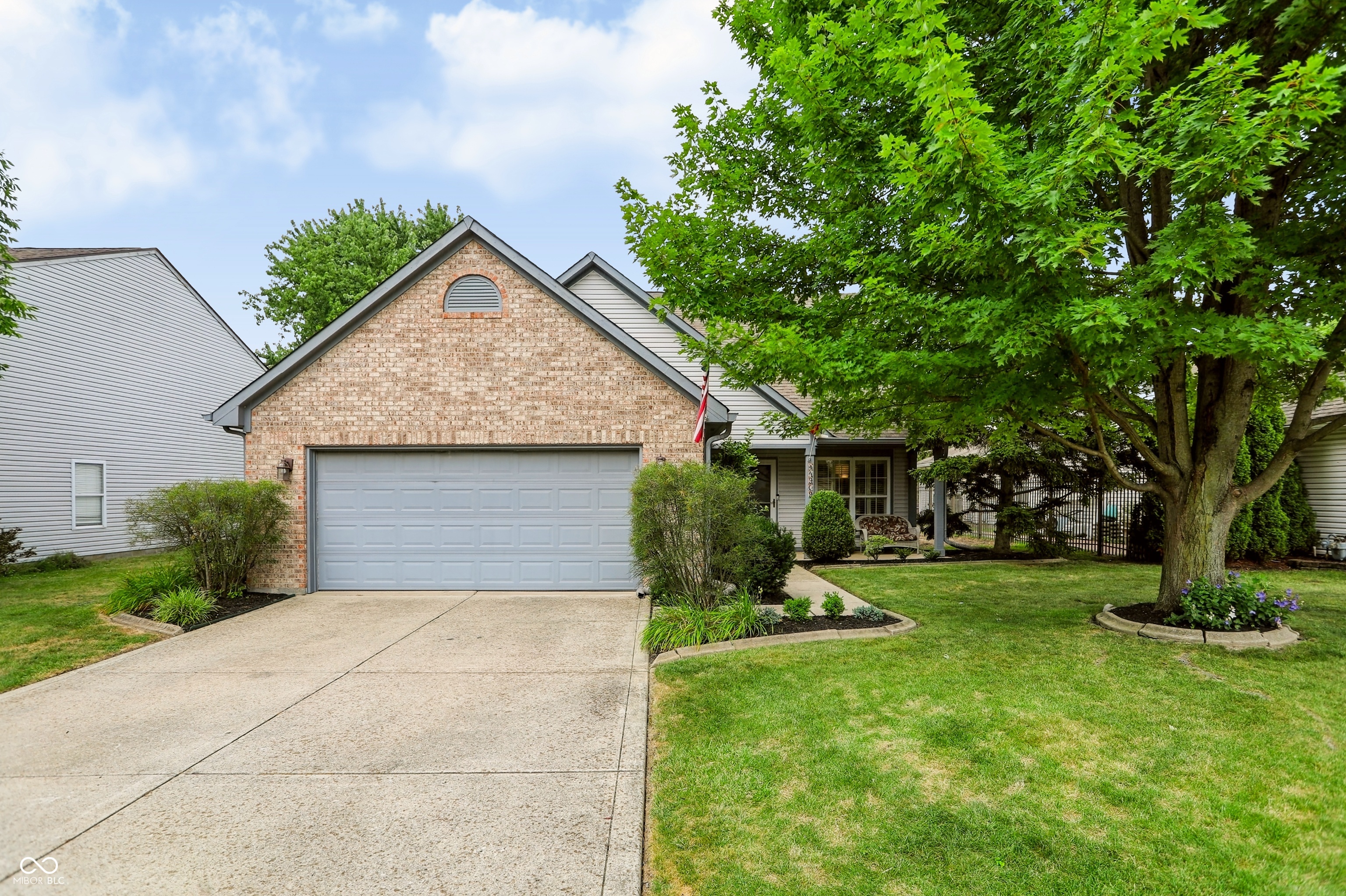 Nestled in the desirable Hamilton Southeastern School District, this 3 bedroom, 2.5 bath home offers a thoughtfully designed floor plan and inviting living spaces. Featuring a desirable main-level primary bedroom complete with a private en-suite bathroom and large walk in closet, this space creates the perfect private retreat. The large kitchen offers ample cabinet and counter space while overlooking the fully fenced, private backyard and pond. The inviting living room has a soaring vaulted ceiling, creating a bright, open feel that's perfect for everyday living and entertaining. Upstairs, you'll find two additional bedrooms, a versatile loft that's perfect for a second living room, home office, or playroom, along with an additional storage room for all of your organizational needs. Water softener 2021, New dishwasher in 2025, new Water Heater in 2025. Conveniently located near top-rated schools, shopping, dining, and parks this home offers the perfect place to make lasting memories. Seller offering credit towards buyer's closing costs.