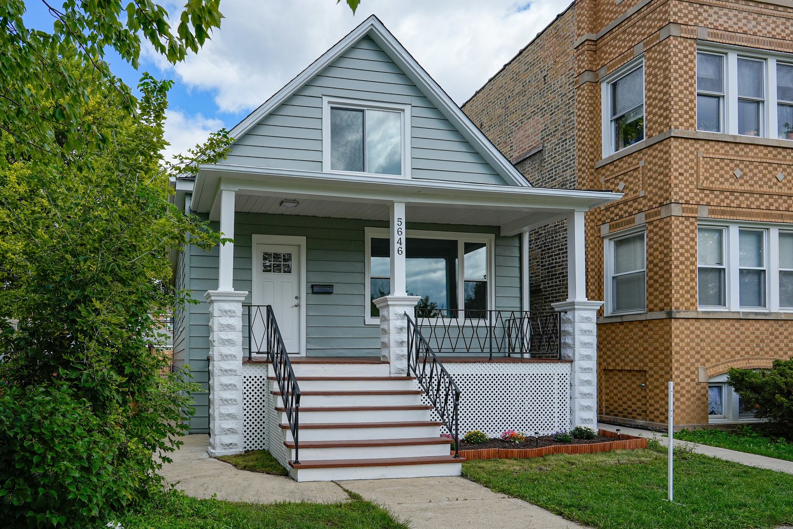 Beautifully Rehabbed Bungalow in Vibrant Jefferson Park!   Step into this sun-filled home featuring gleaming new floors, brand-new windows, and a timeless classic layout. The heart of the home is the expansive, fully renovated kitchen with quartz countertops, white shaker cabinets, stainless steel appliances, and plenty of space for a dining table. The main floor offers a spacious living room, two generously sized bedrooms with big closets, and a stunning modern bathroom. Upstairs, you'll find two nice size bedrooms with big closets and another modern,updated bath, perfect for family or guests. The clean, full basement includes a laundry room and tons of storage, giving you room to grow. Enjoy the fenced backyard, private 1-car garage, and unbeatable location-all in the heart of Jefferson Park. Walk to shops, restaurants, and the train, with quick access to I-90 for an easy commute. Move-in ready and waiting for you!!