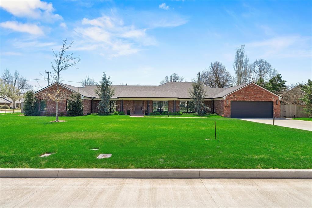 This stunning single-story home located in downtown Nichols Hills has been fully gutted and meticulously remodeled from top to bottom with no surface or system left untouched. Every detail has been thoughtfully designed and executed with the highest level of craftmanship and care. Situated on a massive lot with private backyard, this residence offers the perfect balance of sophistication and comfort. The open floor plan flows seamlessly, featuring a chef's kitchen with high end appliances, two dishwashers, butlers pantry, and oversized laundry room. The home boasts 4 spacious bedrooms and 4.5 designer bathrooms, all finished with modern elegance. Behind the walls, you will find all new CAT 6 wiring and plumbing ensuring peace of mind for years to come. Additional highlights include a whole house generator, storm shelter, swim spa and ample space for entertaining inside and out. Covered patio with screens allows outdoor time anytime of the year. Every inch of this home reflects careful planning and refined design--ready for its next owner to enjoy without compromise.
