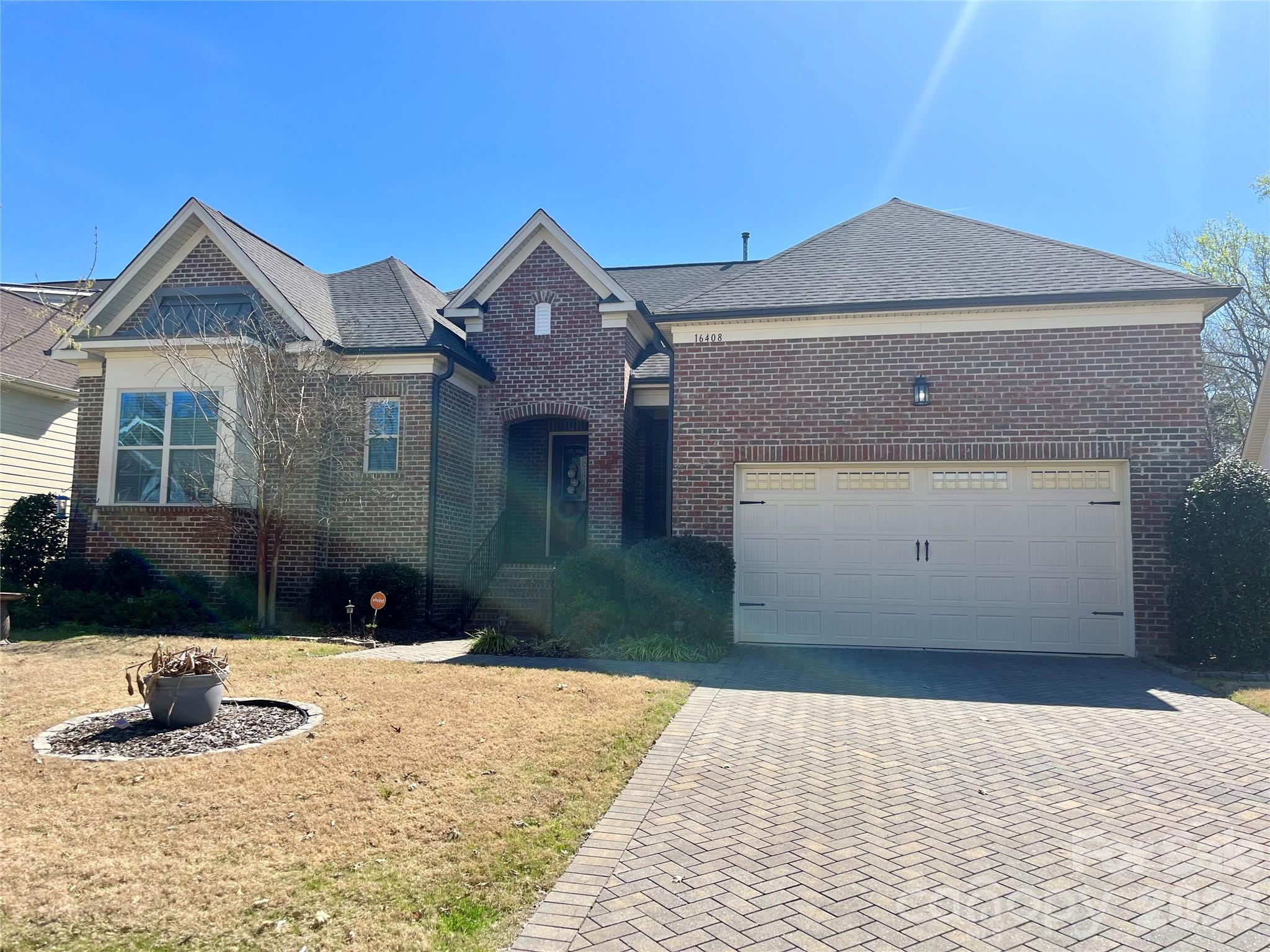 Beautiful one-story home with a partially finished basement offering incredible potential! The basement includes approximately 1,000 square feet of unfinished space with framing already in place—perfect for creating a game room, additional bedroom and bathroom, or extra living space, while still providing plenty of storage.The main level features an open floor plan with durable LVP flooring and a stunning, updated kitchen complete with white cabinetry, granite countertops, tile backsplash, stainless steel appliances, a gas cooktop, stainless vent hood, pot filler, and a spacious walk-in pantry. Enjoy the convenience of an on-demand tankless water heater and a charming paver driveway. Relax in the beautifully designed primary suite featuring a tray ceiling, memory foam carpet padding, and a luxurious bathroom with 12x14 tile flooring, dual vanities, an oversized shower with tile to the ceiling, and a second walk-in closet located in the bathroom. Secondary tubs also feature tile extending to the ceiling. Additional design touches include a tile fireplace and tray ceilings in both the primary bedroom and flex room.Step outside to Trex decking just off the kitchen overlooking a fully fenced backyard with thoughtfully designed flower beds and 15 foot ceilings in the garage. Enjoy stunning seasonal beauty with mature landscaping including crepe myrtles, autumn cherry, flowering plum, and river birch trees that truly shine in the spring.A home that blends thoughtful upgrades, beautiful finishes, and endless possibilities for expansion.Professional photos to be taken approximately April 1st.