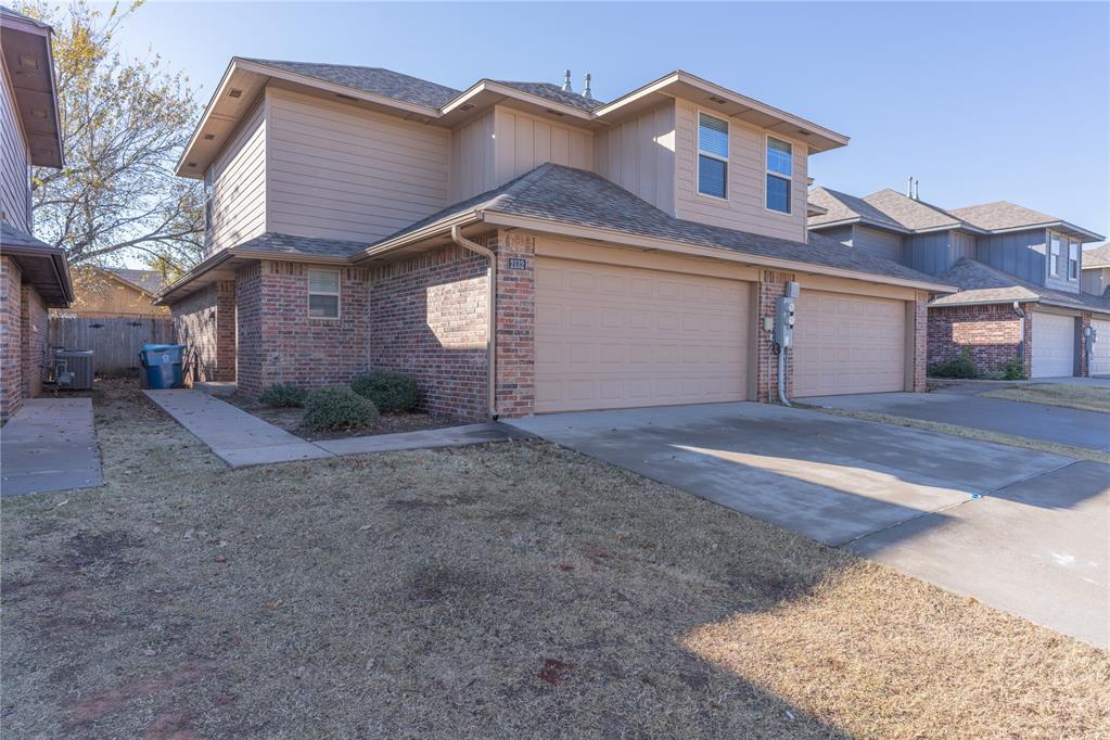 Seize an exceptional investment opportunity with this turn-key, low-maintenance duplex located in a highly sought-after area of Edmond. These are identical units with opposite floor plans, each featuring 3 bedrooms, 2.1 baths, 1,258 square feet, a private entry, interior laundry, an attached 2-car garage, and a small fenced-in backyard. Built in 2017, the property offers modern construction and immediate income potential. Unit 2140 is currently tenant-occupied (please do not disturb), while Unit 2132 is vacant and immediately available for showings, perfect for an owner-occupant looking to "house hack" or a new tenant. Though listed separately under MLS#1202009 and MLS#1202002 due to having separate tax IDs, both sides of the duplex must be sold together, making this a streamlined opportunity for an investor.
