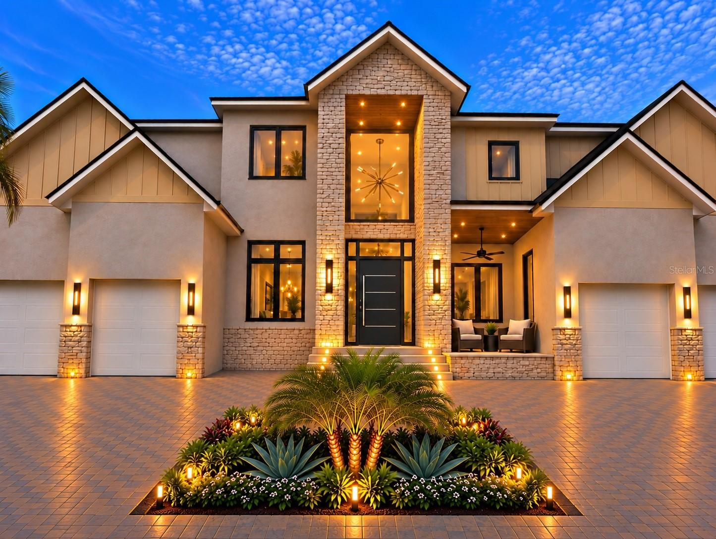 Pre-Construction. To be built. Completion date Dec 2026 - Experience the pinnacle of contemporary luxury in this exceptional new construction residence located in the well-known Beach Park neighborhood of South Tampa on a double lot (0.32 acres). Offering 5 bedrooms, 6 full bathrooms, 1 powder room, and 5,895 square feet of thoughtfully designed living space (7,980 total square feet), this custom home seamlessly blends contemporary architecture, quality craftsmanship, and modern convenience.A grand two-story foyer welcomes you into an open-concept floor plan highlighted by soaring 12-foot ceilings throughout the main level and a dramatic 20-foot ceiling at the foyer, while the expansive Great Room is filled with natural light through oversized impact-rated windows and doors.Designed for both everyday living and elegant entertaining, the home features a spacious Great Room, private executive office, first-floor guest suite with full bath, second-floor loft, elevator-ready design, two full laundry rooms, and an oversized four-car garage with four individual garage doors.The chef's kitchen is the heart of the home, showcasing premium appliances, custom cabinetry, an oversized quartz island, full-height quartz slab backsplash, generous workspace, and a fully equipped butler's pantry that provides additional preparation and storage space while keeping entertaining effortless.Large sliding glass doors open to a 684-square-foot covered lanai, creating a seamless transition between indoor and outdoor living. The resort-inspired backyard features a sparkling swimming pool surrounded by professionally designed landscaping, while a private 180-square-foot second-floor balcony offers an additional outdoor retreat.The luxurious primary suite serves as a private sanctuary with a spa-inspired bath, expansive walk-in closets, and thoughtfully designed finishes. Every secondary bedroom includes its own en-suite bathroom, providing exceptional privacy and comfort for family and guests.Built with quality, efficiency, and peace of mind in mind, the residence includes CWS impact-rated windows and doors, engineered to meet the 2023 Florida Building Code with a 160-MPH wind design and constructed above the required Design Flood Elevation.Situated on an oversized 100' × 138' homesite, this exceptional property offers one of South Tampa's most desirable lifestyles. Residents enjoy quick access to Tampa Bay, Bayshore Boulevard, Hyde Park Village, Downtown Tampa, Tampa International Airport, premier shopping, fine dining, neighborhood parks, scenic walking and biking trails, the new Publix Supermarket, and top-rated schools.Construction is currently underway. Final finishes, specifications, dimensions, and features are subject to builder modifications and confirmation. NOTE: PROPERTY IS AN ACTIVE CONSTRUCTION SITE. By entering the property, all visitors acknowledge the inherent risks associated with an active construction site and agree to exercise extreme caution, remain within safe and accessible areas, and follow all posted or provided safety instructions. Appropriate closed-toe footwear is strongly recommended. Seller, builder, and listing brokerage/agent are not responsible for injuries resulting from a visitor’s failure to exercise reasonable care or follow safety instructions.