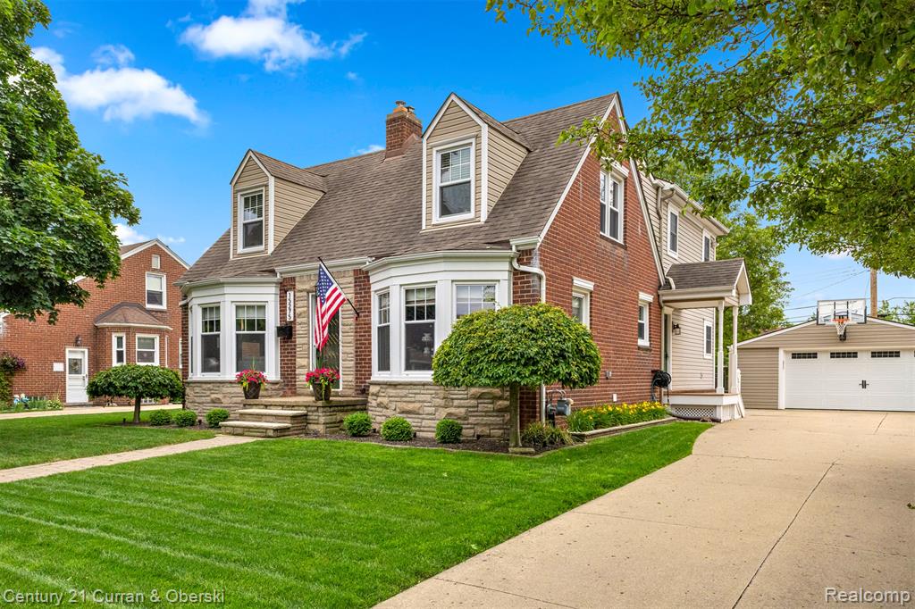 Welcome to 15275 Belmont Avenue a rare gem blending classic charm with modern comfort in the heart of Allen Park! This beautifully updated Cape Cod home offers nearly 3,000 sq ft of finished living space, featuring 4 spacious bedrooms, 2 full and 2 half baths, and room for everyone to spread out and enjoy. Step inside to find a warm, inviting layout with stunning wood flooring, abundant natural light, and 3 cozy fireplaces, creating that perfect ambiance in the family room, great room, or the library/office. The gourmet kitchen is the heart of the home, boasting ample counter space and a thoughtful open flow that’s perfect for entertaining or gathering with family. Adjacent dining and living areas ensure seamless hosting potential. Enjoy the convenience of a mudroom! A finished flex space in the basement, and egress windows for safety. Outside, you’ll find your private oasis. A park-like yard with a gazebo, outdoor kitchen, and spacious patio, perfect for summer entertaining or quiet relaxation. *generator hook up.  Other highlights include: 2.5-car garage with workshop, large lot, expanded in 2002, desirable Allen Park school district. Lovingly maintained and move-in ready, this home offers space, style, and function in one of Allen Park’s most desirable neighborhoods. Don’t miss your chance to own this exceptional property. Charming, spacious, and exceptional - this is truly a perfect home.
