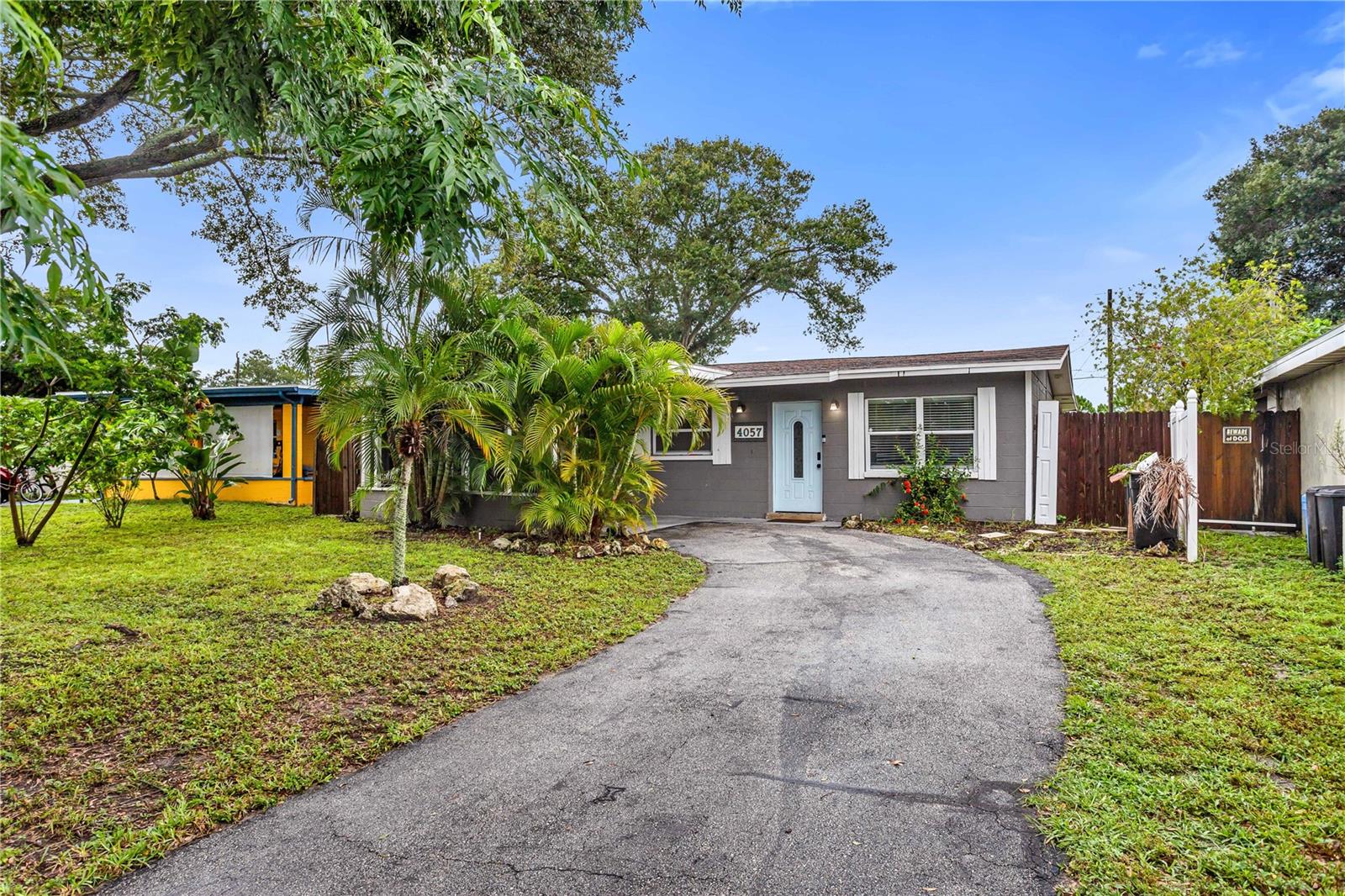 Welcome to 4057 67th Ave N — a move-in-ready Pinellas Park home offering an excellent opportunity for first-time homebuyers, while also providing exciting potential for investors!Step inside to a bright, updated interior featuring upgraded flooring throughout, a beautifully remodeled bathroom, an updated kitchen with granite countertops and modern cabinetry, and thoughtful improvements that make this home ready to enjoy from day one.One of the standout features is the extremely spacious, fully fenced backyard, offering an incredible blank canvas for creating your ideal Florida outdoor living experience. Imagine a comfortable outdoor lounge, weekend BBQs, entertaining friends and family, space for pets to play, or simply relaxing and enjoying the Florida sunshine. With so much room to work with, the backyard adds another dimension to the home's living and entertaining possibilities.Numerous improvements have been made over the years, including a newer roof (2016), new A/C and ductwork (2018), hurricane-impact windows, additional attic insulation, a hurricane-impact front door, remodeled patio, updated kitchen and bathroom, newer appliances, water heater, soffits, baseboards, lighting, ceiling fans, and interior and exterior paint.The central Pinellas County location puts you within convenient reach of St. Petersburg, Clearwater, Tampa, shopping, dining, entertainment, and the beautiful Gulf beaches — giving you easy access to an easy commute around the Tampa Bay area.For investors, this property offers another compelling opportunity. The owner has previously had success utilizing the home as a short-term rental and has rental history available, allowing prospective investors to evaluate its past performance while considering their own rental strategy.*Whether you're ready to purchase your first home, looking for a Florida getaway, or searching for your next investment property, 4057 67th Ave N offers a combination of updates, outdoor space, location, and versatility that's hard to overlook. Schedule your private showing and come experience the possibilities!*Buyer to independently verify rental history, applicable rental regulations, licensing requirements, and future rental potential.
