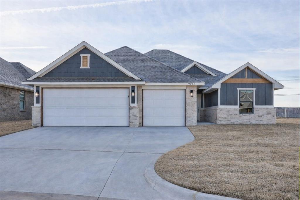 Welcome to this beautifully designed home, where every detail has been thoughtfully crafted for comfort and style. A charming covered porch leads into a spacious open living area centered around a striking fireplace, seamlessly flowing into the modern kitchen with a large island, generous pantry, custom cabinetry, and elegant finishes. The tranquil primary suite offers natural light from energy-efficient low-E windows and a relaxing en-suite with dual vanities, a soaking tub, a walk-in shower, and a large walk-in closet. Secondary bedrooms are privately separated and complemented by a guest bath with a tiled tub and shower combo, while a versatile study can easily serve as a fourth bedroom. Backed by a 10-year structural warranty and manufacturer warranties, this home combines quality, comfort, and peace of mind. Schedule your private tour today!