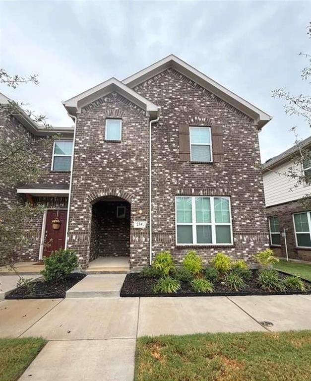 This beautifully constructed 2025-built home in Mockingbird Estates offers 1,788 square feet of thoughtfully designed living space across two floors, featuring 3 bedrooms and 2.5 bathrooms with a functional and inviting floor plan. The kitchen is equipped with a full suite of appliances including a refrigerator, stove, oven, microwave, and dishwasher, and is complemented by a pantry for added storage convenience. The open living room flows naturally into a dedicated dining room, creating an ideal layout for both everyday living and entertaining, with ceiling fans and wood floors adding warmth and comfort throughout the main level. Carpet and tile flooring carry through additional areas of the home, providing a balanced mix of style and practicality. The primary bedroom features two spacious walk-in closets, offering generous storage for any wardrobe. The remaining two bedrooms are well-sized and share access to a full bathroom, while a convenient half bath is available on the main level for guests. In-unit laundry is included with a washer and dryer provided, making daily routines effortless. The attached 2-car garage comes with a garage door opener and covered parking, providing secure and easy access. HOA landscaping is included, keeping the exterior looking its best year-round without added effort on your part. Up to one dog or cat is welcome, making this a great fit for pet owners. Located in Fort Worth's Mockingbird Estates community within Tarrant County, this home offers easy access to the greater Dallas-Fort Worth metro area, with shopping, dining, and commuter routes all within reach.