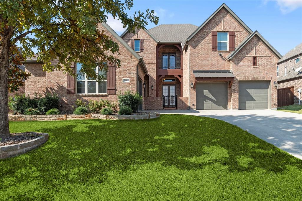 Welcome home to 7909 Caddo Cove, nestled in the heart of Trinity Falls, one of McKinney’s most desirable and peaceful master-planned communities. This stunning two-story, 5-bedroom, 4.5-bath home has been beautifully refreshed with new paint, new carpet, and a roof less than two years old, making it truly move-in ready.The thoughtful layout features both a primary suite and an in-law suite downstairs, offering flexibility and comfort for multi-generational living or guests. Enjoy a charming enclosed front courtyard, perfect for morning coffee or evening relaxation, and a spacious backyard ideal for entertaining. Upstairs, discover a huge media room, secondary bedrooms, and a balcony overlooking the serene neighborhood.The open-concept main living area connects effortlessly to the kitchen and dining spaces, creating a bright and inviting atmosphere for everyday living.Located within Trinity Falls, residents enjoy access to beautiful parks, lakes, walking trails, and community events—all just minutes from shopping, dining, and top-rated McKinney ISD schools.With its new price, flexible floor plan, and premium features, 7909 Caddo Cove is the perfect blend of elegance, comfort, and convenience—ready for you to call home.