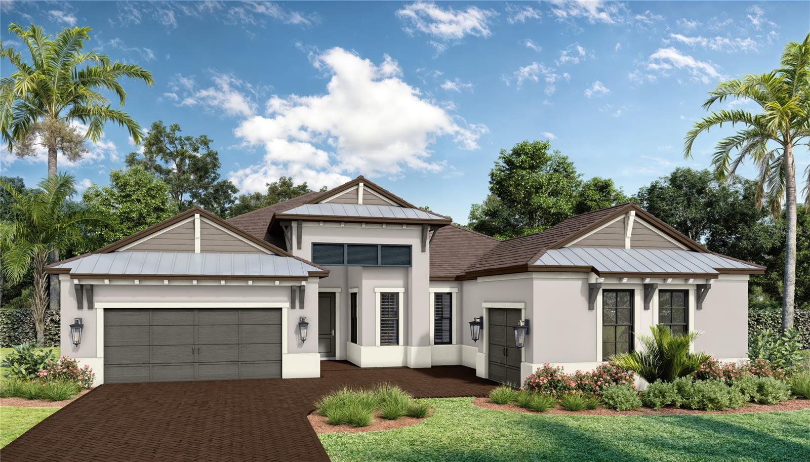 Under Construction. Allow yourself to relax and experience Florida living at Tideline by Neal Signature homes. A small boutique community of 29 homes surrounded by nature, yet minutes to everything.  Are beaches and boating calling you?  Or, perhaps kayaking, walking trails or bicycling….it’s all here in NW Bradenton   This Positano floor plan is really a “Lifestyle” home. With 3BRM/3.5B and 2566SF, living and entertaining is easy. The homes Greatroom/Kitchen with 12-foot ceilings leads your eye out on to the expansive lanai with pool/spa and fireplace to a lake teaming with birds fishing and foraging.   This is a spit floor plan so your family/guest have their own area with 2 bedrooms, 2 baths and Den. Primary bedroom opens to the lanai with a luxurious walk in shower and soaking tub. This special place does not exists just anywhere.  Call for details and finishes.