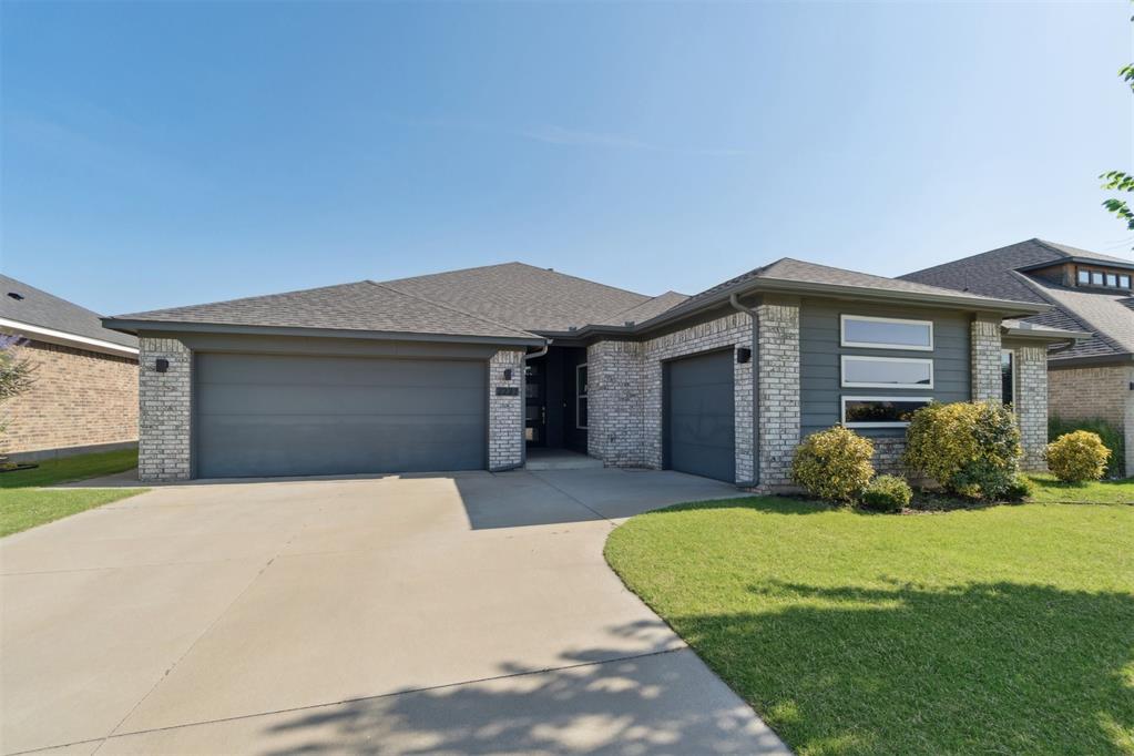 Very Nice Once Owner Home in Desirable Valencia Addition! Open Floor Plan with Huge Center Island in Kitchen • Wood Floors • Corner Fireplace w/Gas Logs & Ceiling Fan • Large Pantry • Indoor Utility Room • Wonderful Covered Back Patio • HOA fees $220 per year are included in the rent • Programmable Thermostat • Covenants & Restrictions Are Attached