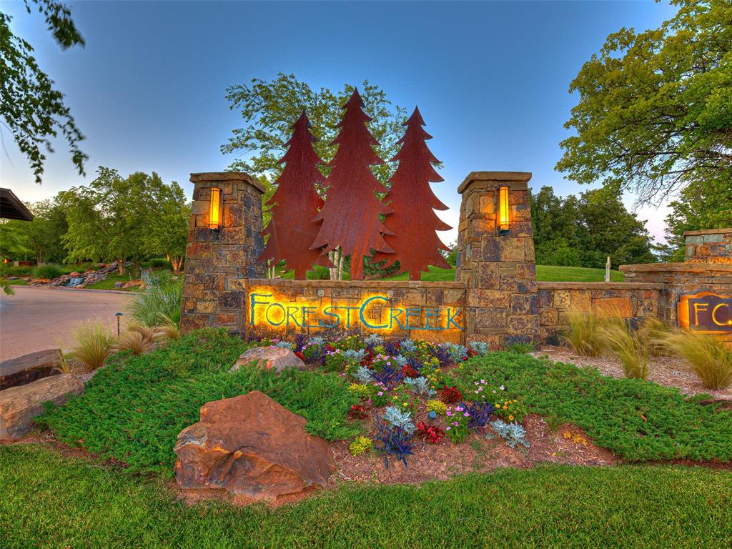 Enjoy the picturesque setting & abundant beauty from the lush, wooded countryside afforded by the exclusive gated community of Forest Creek Estates in East Edmond. The sophistication & uniqueness of this development is immediately showcased upon arrival. Extensive landscaping, large boulders & waterfalls set the tone for the rustic & modern Colorado inspired mountain scenery. The 5 acre lake & 15 acre nature preserve will inspire you to enjoy the ability to disconnect & take full advantage of the serene amenities offered in this environmentally friendly community. This land was developed & designed specifically for those who wish to create their own distinctive oasis. Located just minutes from the continuously developing I-35 corridor, the convenience achieved at this location adds to the expansive list of qualities this development offers to future residents. See attached for covenants & approved builder list. Developer will not consider other builders at this time.