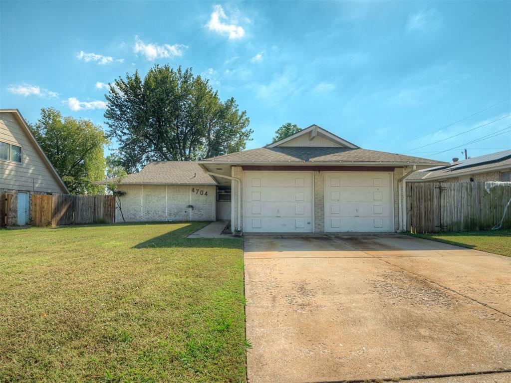Welcome to 4704 Tempo Drive, where comfort, value, and possibility come together in the heart of Del City, just minutes from downtown OKC and Tinker Air Force Base. This charming 2-bed, 1.5-bath home offers 1,172 sq ft (per County) plus an inviting 500 &#177; sq ft finished living area—a flexible space ideal for movie nights, a home office, or a third bedroom. The spacious laundry room already includes plumbing and room for a full bath, making it easy to enhance both livability and value. Enjoy a fenced backyard, outdoor storage shed, quiet streets, and the warmth of community that feels like home. Whether you’re a first-time buyer or an investor seeking reliable returns, this property is move-in ready today and primed for lasting rental income tomorrow