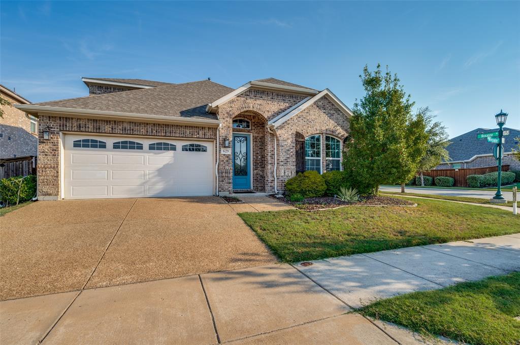 A beautiful 1.5 story home situated on a corner lot in the highly desired Savannah community. Featuring 4 bedrooms and 3 full baths, this well designed floor plan offers 3 bedrooms and 2 full baths downstairs, along with tall ceilings and spacious living areas. The kitchen opens to the living and dining areas, creating an inviting open concept layout that is great for everyday living. Upstairs, a private ensuite bedroom with its own full bath and walk-in shower is a great option for guests or a flexible secondary retreat. Generously sized backyard with plenty of space to relax or entertain. Enjoy resort style community amenities including a clubhouse, community pools, fitness center, jogging and biking trails, parks and much more. Conveniently located near Costco, shopping, dining, and everyday conveniences with easy access to surrounding Frisco, Prosper, and Little Elm. Come schedule your showing today!!