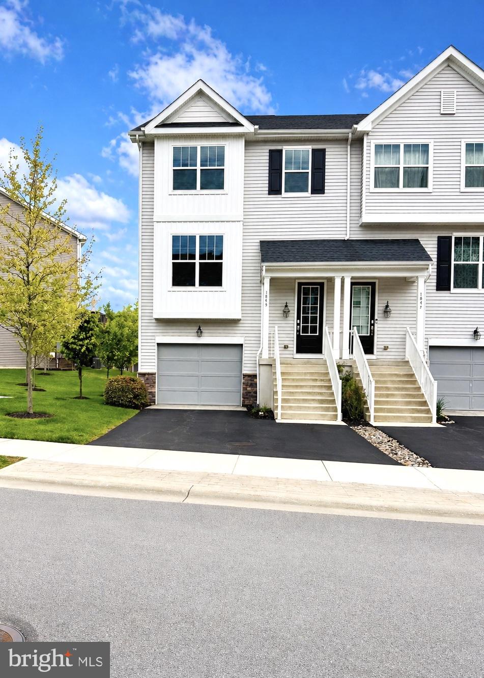 Welcome to 1845 Boulder Dr — a beautifully cared‑for 3‑bed, 2.5‑bath end‑unit townhome in the desirable Townes at Shannon Hill, within the highly acclaimed Downingtown School District.This end unit truly stands out. With windows on three sides, the home is filled with natural light, great ventilation, and an open, airy feel throughout the day. The property backs directly to a community kids’ park, offering peaceful views, added privacy, and a sense of space that’s hard to find in townhome living.Offering 1868+350 = 2218 sq ft of thoughtfully designed living space, the home features a bright main level, a well‑appointed kitchen, and the added benefit of a whole‑house water softener plus water purification system under the kitchen sink. The finished basement provides flexible space for a home office, gym, playroom, or media area. Step outside to the private deck, perfect for morning coffee or evening relaxation. The location is unbeatable — minutes from local shopping and conveniences, with easy access to Business Route 30, Route 100, Exton, Malvern, West Chester, and King of Prussia. Commuters will appreciate the short drive to the Thorndale SEPTA Station.A bright, well‑maintained end unit in a prime community — now available for its next owner.Come experience the warmth and comfort of this home in person.HOA maintains common area lawn and snow!