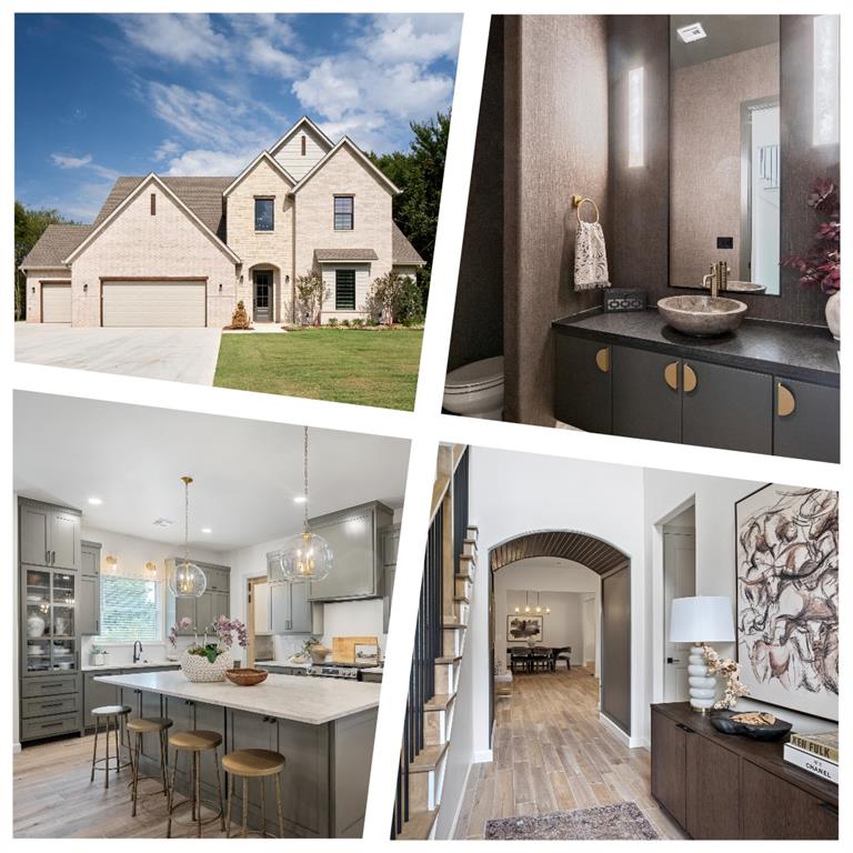 Tucked away in the heart of Bella Terra, this stunning 4-bedroom, 4.1-bath home combines timeless design with modern touches. The thoughtfully designed floor plan offers three bedrooms on the main level, including a private primary suite with a spa-like bath, spacious walk-in closet, and its own private patio for a quiet retreat. Each secondary bedroom downstairs is ensuite for added privacy and convenience. The open-concept living, dining, and kitchen areas create an effortless flow, perfect for everyday living and entertaining. Upstairs features a versatile loft/flex space—ideal for a media room, play area, or office—plus one additional bedroom and a full bath. Enjoy outdoor living on the large covered patio, perfect for relaxing or hosting guests. Bella Terra amenities include a community pool and playground, all within a welcoming neighborhood setting.