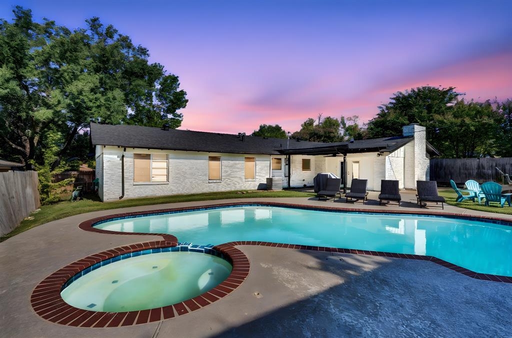 Artsy and stylish, this spacious 4-bedroom, 2-bath home is perfectly designed for entertaining and comfort. Currently operating as a successful Airbnb, it has hosted numerous families and guests who love its unique aesthetic and abundant space. The property features two large living rooms, making it ideal for gatherings, parties, or a flexible lifestyle. The home boasts all new flooring, fresh paint, and new carpet, along with stainless steel appliances in the updated kitchen. The versatile 4th bedroom can easily serve as an office, and every corner reflects a modern, artistic inspiration. Step outside to your private in-ground pool and spa combo—perfect for relaxing or entertaining in style. Location is a standout: just 11 minutes to TCU, 20 minutes to the vibrant West 7th entertainment district, and 14 minutes to Magnolia Street’s artsy shops and restaurants. All mechanical systems have been updated for peace of mind. The seller is also willing to include furnishings, offering a turnkey opportunity for continued Airbnb hosting or immediate move-in.