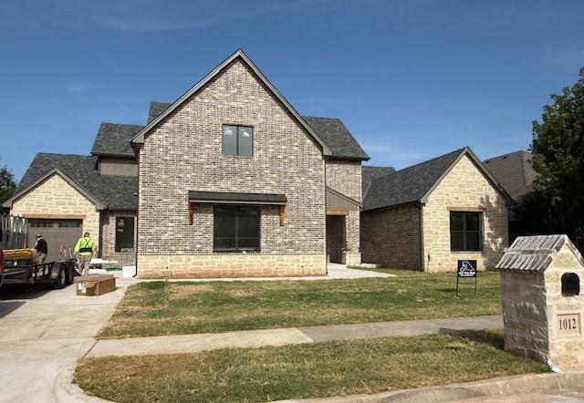 This brand new construction home is a West Norman dream in the very desirable Arbor Lake addition! This is the final lot to be built on in the neighborhood, so it is truly your last chance to get a new home here.  Attention to every detail by this builder! This thoughtfully designed home is 4 bedrooms or 3 + a study, 3 full bathrooms, a large upstairs bonus/living room, and an extra 11 x 8 room was added upstairs (not on floorplans) that could easily be a work out room or hobby room. The home features a luxurious open floor plan, perfect for entertaining or relaxing! Lots of windows to allow light throughout the home. Find gorgeous hardwood floors throughout and beautiful custom cabinets, as well as 8 ft doors. The kitchen includes a huge island and will feature high end Kitchen Aid appliances with a gorgeous butler's pantry behind it with an extra sink. Quartz countertops are being installed throughout the home as well as on the window sills. Primary bath will include a freestanding tub and separate shower with stylish dual quartz vanities and an oversized walk in closet with direct access to the laundry room. The oversized 3 car garages include windows in the top of the doors and include an in ground storm shelter. There is even a garage door on the back of the single car garage to make it easy to access the back yard. The backyard has a large covered patio for outdoor living and even has room for a pool if desired. The home also includes a full gutter system and a sprinkler system in the front and back yard to make taking care of the yard easy. Fully fenced back yard. Includes a security system for extra peace of mind. The home will come with a 1 year warranty. On top of all the luxuries that this home provides, you can't beat the location! Stroll to the nearby playground or go fishing in the neighborhood lake. Prime location to dining, schools, and you can even walk to some of Norman's best shopping in Brookhaven Village which also includes a Starbucks.