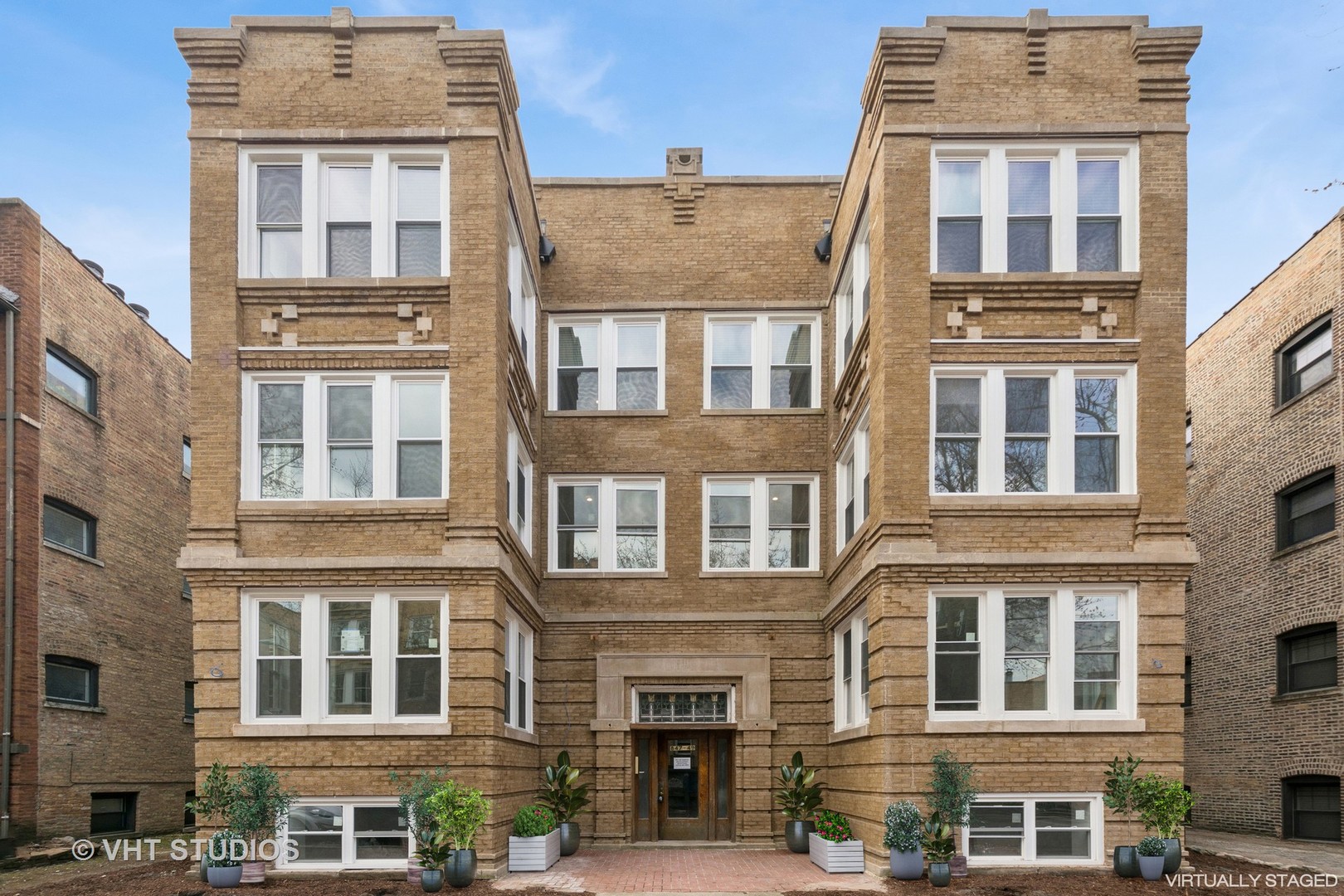 Welcome to 847 West Ainslie Street 3 W, an incredible property fully gutted and rehabbed in the heart of Chicago! This exciting project features seven modern condos with fresh, stylish designs, all while preserving the old charm of the building. You'll love the beautiful wooden central stairs and skylight at the top. You'll find five simplexes with 3 bedrooms and 2 bathrooms, a duplex with 4 bedrooms and 4 bathrooms, and a garden unit with 3 bedrooms and 2 bathrooms. Each unit has a front open kitchen with a chic island, quartz countertops and backsplash, and premium stainless steel appliances. Enjoy cozy evenings by the fireplace and dine in your separate dining nook.    Each condo also features high ceilings, central air/heat, a full-size front-loading washer and dryer, and organized closets. The building includes a basement for extra storage. Some parking is available, and the builder is willing to secure one parking space in close vicinity with a prepaid lease for up to one year, depending on the offer. Penthouse Unit 3W, a 3-bedroom, 2-bathroom simplex with an outdoor deck and private storage. Located close to the lake and a nearby park, 847 West Ainslie Street is the perfect spot to enjoy city living. These stunning units are now available for sale.  Secure your modern, luxurious home today!  Model unit ready for showings .