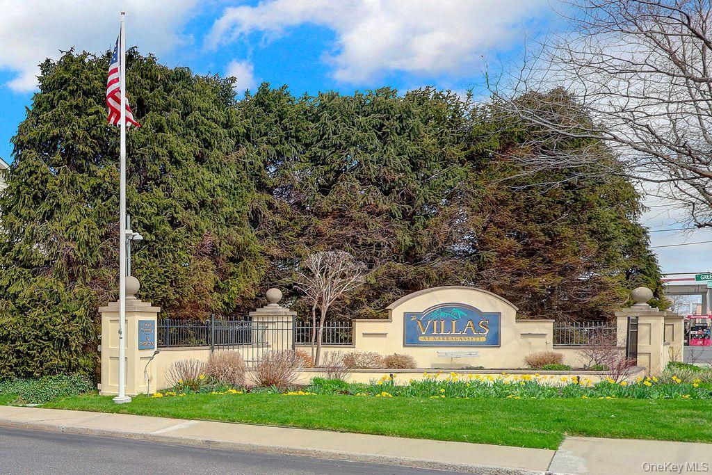 Beautiful 2 bedroom, 2 Bathroom, Living Room, Formal Dining Room, New Kitchen. Bottom Floor Unit In A 55 plus community. This unit has a new kitchen with Stainless Steel Appliances, Quartz Countertops, Tile Backsplash, Wine Cooler, White Soft Close Wood Kitchen Cabinets. Unit has beautiful Waterproof Vinyl Plank Flooring Throughout, Crown Moulding, Newly Painted, Chair Rail Moulding in the Dining Room, In unit Washer and Dryer, Open Floor Plan, Ceiling Fans, New Light Fixtures, New Rheem Gas Burner only 3 months old, Separate Gas Hot Water Heater, Central Air Conditioning, ADT Alarm System, Outside Patio for barbecuing, Clubhouse, Community Heated Pool, Bocce Ball Court, Free Separate Locked Storage Unit in the Clubhouse. Low Taxes of $5052 includes Village Tax. HOA $415 per month which includes all outside maintenance such as Snow Removal and Lawn Care, Roofs and Siding, ADT Alarm Monitoring Fee, Water, Trash Removal, Storage Unit. Roofs in complex only 3 years old. Don’t miss this beauty it won’t last long.