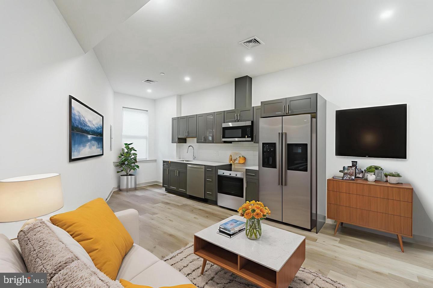 Welcome to 723 N Shedwick Street, a brand-new construction home offering a rare opportunity for affordable homeownership through the Mount Vernon Manor Community Land Trust, located in the heart of Philadelphia’s Mantua neighborhood. Thoughtfully designed with modern finishes and quality craftsmanship, this newly built home delivers comfortable, stylish living while supporting long-term housing affordability in a community-oriented setting.This move-in-ready residence features two bedrooms and two full bathrooms, with an open-concept living and dining area that flows seamlessly into a modern kitchen. The kitchen is equipped with real wood cabinetry, granite countertops, stainless steal appliances and contemporary fixtures, while the home also includes central air conditioning and energy-efficient systems throughout. Clean lines, modern finishes, and a functional layout make this home both attractive and practical for everyday living.The location offers easy access to public transportation, with nearby bus routes and convenient connections to Center City and surrounding neighborhoods. Residents will enjoy close proximity to neighborhood parks, recreation spaces, and a nearby community garden, offering a welcoming place to connect with neighbors and enjoy green space. The home is also just minutes from the Philadelphia Zoo, Drexel University, and the University of Pennsylvania, making it ideal for those seeking convenient access to major institutions while remaining rooted in a residential neighborhood.Mantua is a historic West Philadelphia community experiencing thoughtful, community-driven growth, known for its strong neighborhood pride, local engagement, and proximity to Fairmount Park and University City amenities. A growing selection of local restaurants, cafes, and everyday conveniences can be found nearby, adding to the area’s walkable appeal.Offered through a Community Land Trust (CLT), this home is available at a below-market purchase price to income-qualified buyers. The CLT structure allows homeowners to build equity over time while preserving long-term affordability and community stability. The property is intended for owner-occupants only, and resale restrictions apply as part of the program. Buyer must meet income eligibility requirements and complete the Community Land Trust approval process prior to purchase.