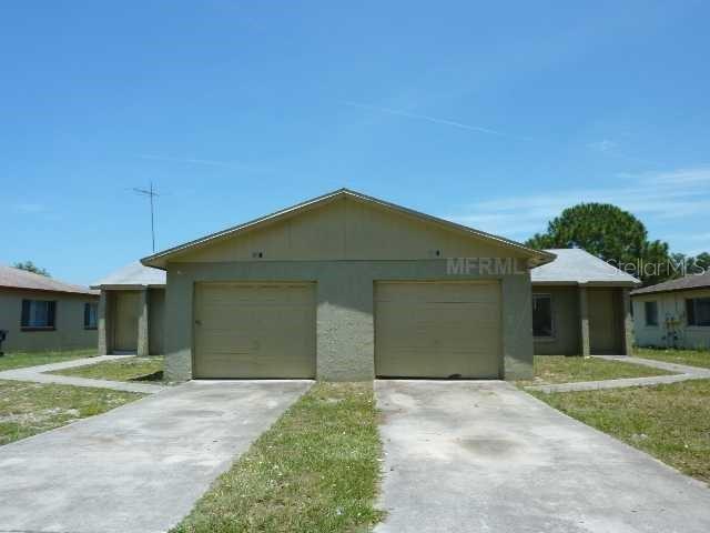 2 Bedroom 2 Bath Duplex with a one car garage for rent in Orlando, FL 32808; Central Heat & Air, Range, Refrigerator, Dishwasher and Disposal.
