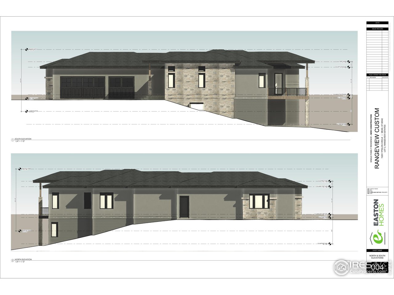 Beautiful horizontal lines and handmade craftsmanship adorns this thoughtfully designed prairie home by Easton Homes! Final placement on this full walk-out lot creates a flow from inside to outside with stunning views of Longs Peak from your front door! Volume ceilings, generous room sizes where form follows function throughout the home. Luxury owner's suite, split guest bedrooms, stunning kitchen, covered deck/patios and a finished lower level. A future"multi-generational" layout has also been designed and waiting to be completed! Schedule a meeting with Easton Homes to see how this home will unfold to your forever home! This plan is fully engineered and ready to start construction. Call today.......you won't be disappointed.