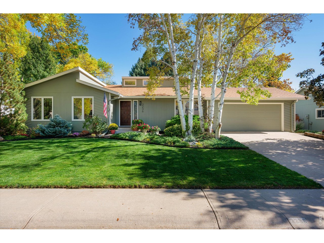 Mid -Town, move-in ready 4-bedroom, 3-bath ranch with study/ 5th non-conforming bedroom/flex room in the desirable Nelson Farm neighborhood of Fort Collins, featuring fresh updates, abundant natural light, and a spacious finished basement. Recent improvements include new luxury vinyl flooring and new carpet, fresh interior and exterior paint, updated bathrooms and kitchen and updated fixtures, creating a bright and welcoming interior. Additional improvements include a Class 4 impact-resistant roof installed in 2019.The main level offers comfortable living with a spacious living room and fireplace, main-floor laundry, and a primary suite with walk-in closet and ensuite bath. The finished basement provides expansive flex space, a study, generous storage room, and a dedicated workshop with direct access to the 2-car garage-ideal for projects or hobbies.Step outside to a beautifully landscaped, fully fenced backyard made for outdoor living, and a garden shed for extra storage.Located in the established Nelson Farm community, residents enjoy access to community pool, tennis and pickleball courts, nearby parks, and the Power Trail for biking and walking. Conveniently located near Collindale Golf Course, Foothills shopping, dining, and everyday amenities, with easy access across Fort Collins.Sellers offering a 1-year Shield Plus Home Warranty from American Home Sheild.