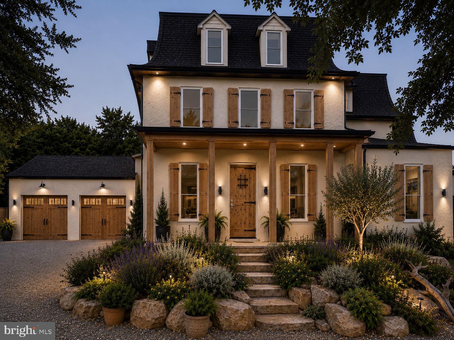(Photos will be uploaded by Thursday, September 24th and showing begins on Thursday, September 24th).Imagine turning onto a long, private driveway and arriving at a one-of-a-kind stone estate, tucked away on four acres of pristine Glen Mills countryside. The approach reveals a home with timeless character, subtle French design influences, an exceptional setting for those who value both seclusion and access.Originally built in the early 1800s, this distinguished stone residence has been thoughtfully expanded with an additional approximately 1,800 square feet, seamlessly blending the new architecture with the character and craftsmanship of the original home. The result is a rare combination of history, scale, comfort, and modern luxury.With more than 5,000 square feet of living space, the residence offers 5 bedrooms, an office/flex room, 3.5 bathrooms, dramatic 9-foot ceilings, hardwood floors, custom-built doors throughout, and bespoke millwork.Every major system and finish has been thoughtfully considered, including two high-efficiency HVAC systems, 400-amp electrical service, a new roof, brand-new septic system, newly paved driveway, oversized garage, and composite deck.The interior is equally distinctive. A chef-caliber designer kitchen features premium cabinetry, oversized island, custom range hood, vented commercial grade exhaust fan, walk-in pantry, and a dedicated coffee and bar station. The bathrooms are designed to impress, incorporating custom details, elevated materials, and distinctive finishes that give each space its own sense of luxury. The primary suite provides a private retreat with a spa-inspired bath and expansive walk-in closet.Set in the prestigious Rose Tree Media District, the estate offers an enviable Glen Mills lifestyle: quiet country living with exceptional connectivity to the Main Line, Wilmington, premier country clubs, and Philadelphia International Airport.Owned by only five families over more than two centuries, this is more than a residence. It is a piece of Glen Mills history—carefully expanded and reimagined for modern living.