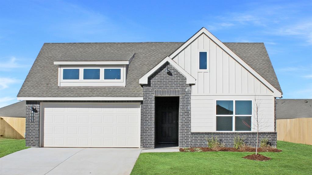 Justin — 4 bed | 2 bath | 1831 sq ftDiscover the Justin plan, one of our new homes in Horn Valley North in Yukon. With 4 bedrooms, 2 bathrooms, and 1831 square feet, this home offers space and comfort. Secondary bedrooms are thoughtfully placed near the entry, leading you into the open-concept living spaces. The kitchen showcases shaker-style cabinets, stainless steel appliances, a pantry, and a central island with sink and dishwasher. At the back, the primary suite provides privacy with an adjoining bath and a generous walk-in closet. This home includes our Home Is Connected® smart home package — featuring a camera doorbell, control panel, Kwikset® keypad lock, and smart switches. It also comes with a fully sodded yard and a front landscaping package for added curb appeal. This design blends function and style, making it perfect for families searching for new homes in Oklahoma City.