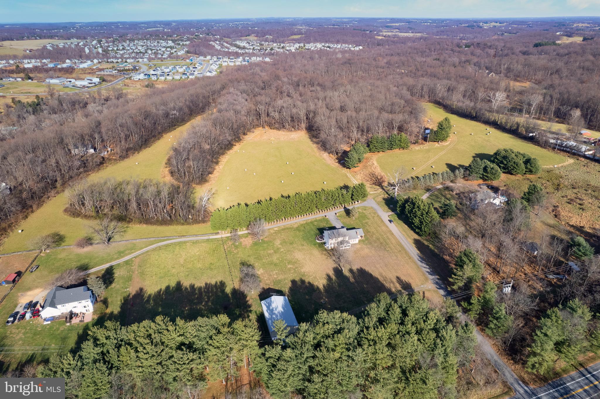 Discover one of Howard County’s rare large-acre opportunities — 68± acres of gently rolling farmland and woodland along Old Frederick Road in the Mount Airy area.  With one homesite allowed, the property is protected under a county preservation easement, ensuring it will remain a beautiful, open rural landscape for generations to come. While the development rights have been sold, the easement allows for one homesite, offering a unique chance to create a private country estate, equestrian farm, or agricultural retreat just minutes from Western Howard County amenities. The land features a mix of open fields, mature trees, and pastoral views, ideally suited for horses, livestock, hay, or specialty crops.  14 acres with 4 year solar land lease option with 2 years remaining on the option which could produce income of approximately $35,000 per year over 25 years with possible two five year extensions.  Currently,  20 acres in hay production,  30 acres in Forest Conservation Tree Bank, 13 acres unrestricted forest.   With proper planning, this wonderful site could also support a vineyard, orchard, or hobby farm.  Potential for unlimited barns or outbuildings.  5 acres north of the CSX  are in riparian flood plain. Neighboring properties are well-maintained farms and estates, preserving the peaceful rural setting. Conveniently located between Mount Airy and Lisbon with easy access to I-70 and Routes 94, 32 & 27 this property offers country living within commuting distance to Ellicott City, Columbia, and Frederick. Whether your dream is a private home surrounded by open space, an active agricultural operation, or a long-term land investment, this is a rare opportunity to own a Howard County legacy property.  Contact listing agent to show and for additional information.  Do not enter the property unless accompanied.