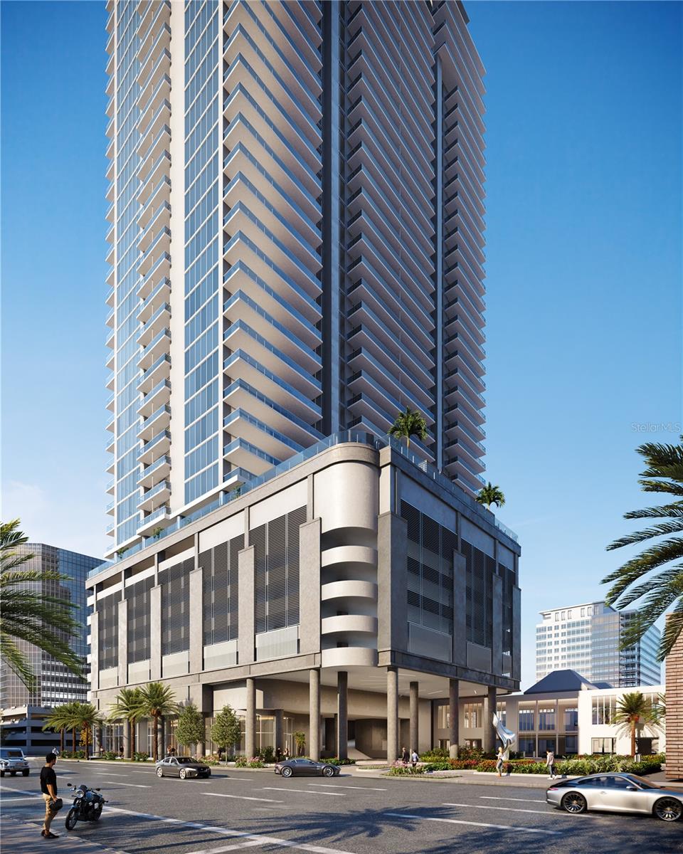 Pre-Construction. To be built. Introducing the Penthouse Collection at Art House St Pete.  The Developers of One St Petersburg and Saltaire are bringing a fresh new perspective to luxury living in Downtown St. Petersburg. A sleek 42-story tower where sophistication reaches new heights with artfully designed and luxuriously appointed live, work, relax and entertain residences. Modern open plans provide the luxury of seamless indoor-outdoor living with spacious terraces, chef-inspired kitchens, flexible den/work-from-home spaces, and opulent owner’s suites featuring spa-like bathroom retreats. Penthouse A offers close to 4,000sqft of seamless indoor and outdoor living showcasing panoramic bay and city skyline views. Featuring 3 bedrooms, 4.5 bathrooms plus a den make this residence perfect for entertaining. Indulge yourself in the large owners suite with double bathrooms and 2 large walk in wardrobes plus separate soaking tub with spectacular views. Soaring 11ft ceilings opening onto the oversized 810sqft wrap around terrace are sure to impress the most discerning of buyers.